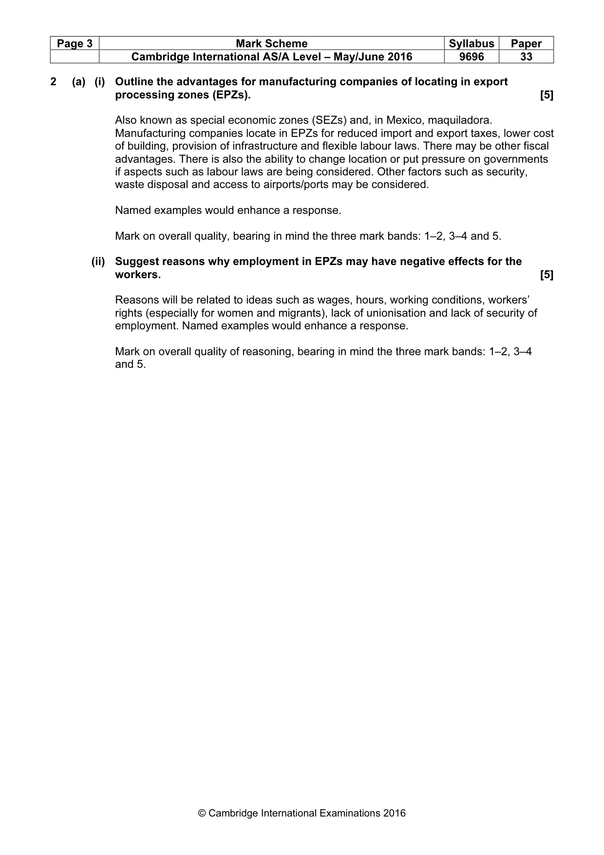 Mark scheme, page 3 of 14