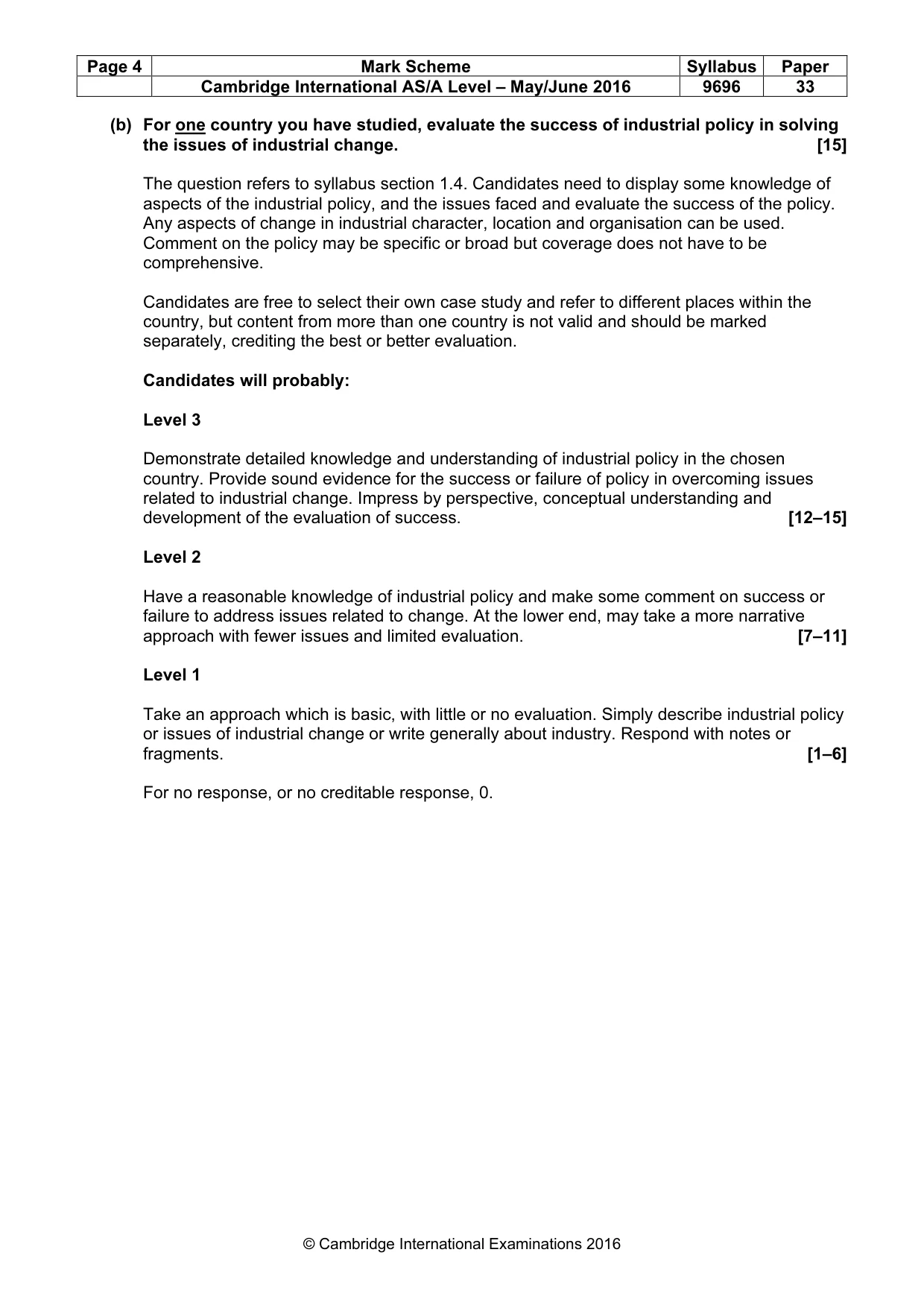 Mark scheme, page 4 of 14