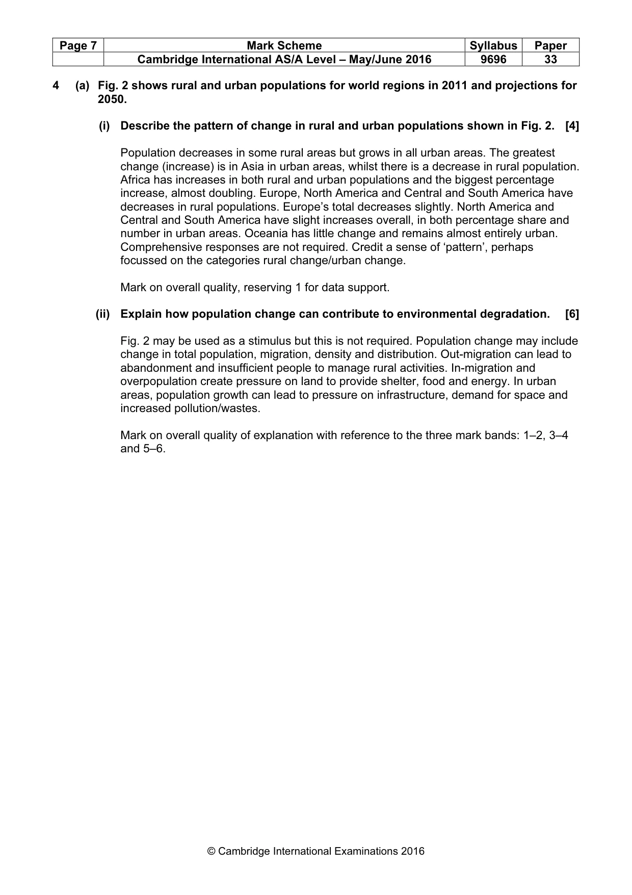 Mark scheme, page 7 of 14