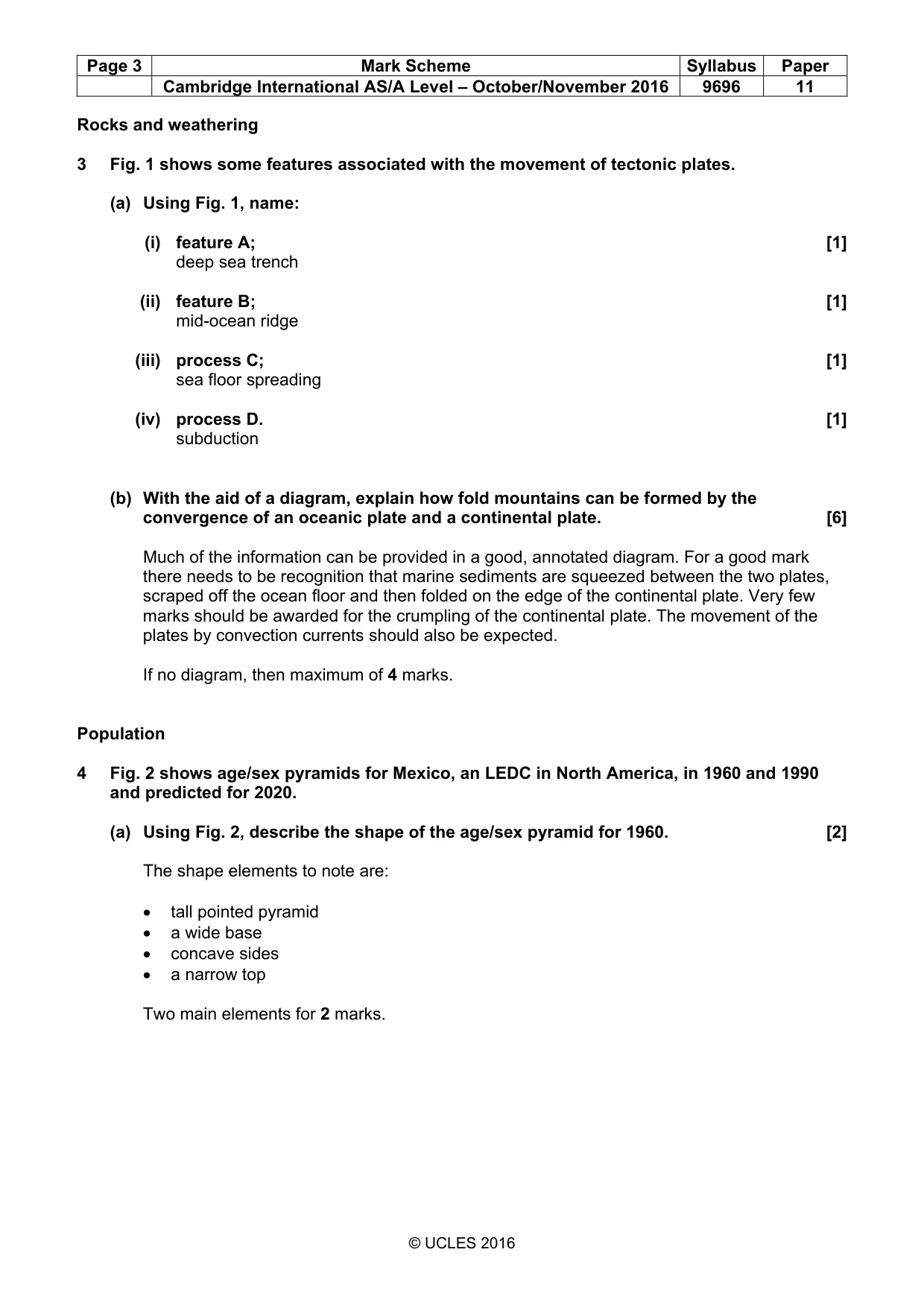 Mark scheme, page 3 of 15