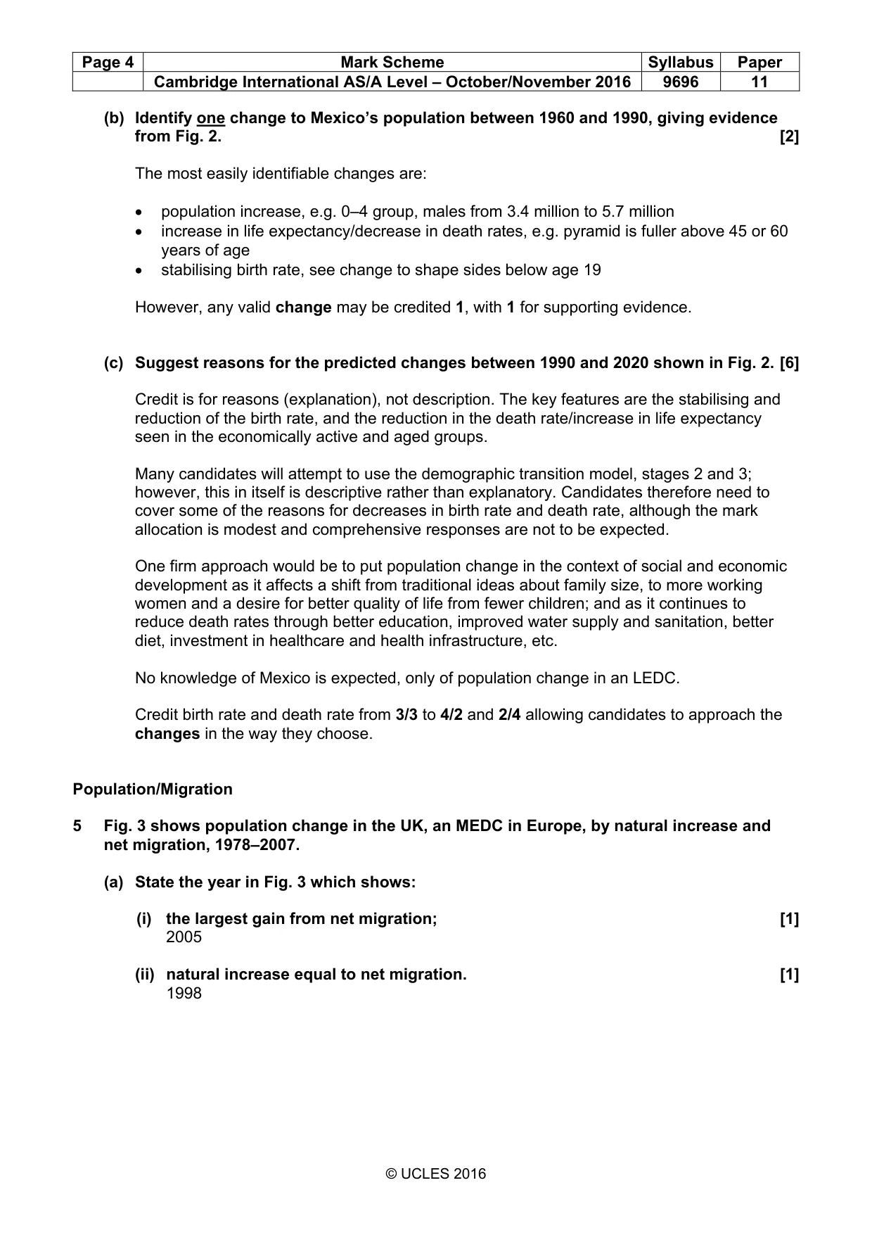 Mark scheme, page 4 of 15