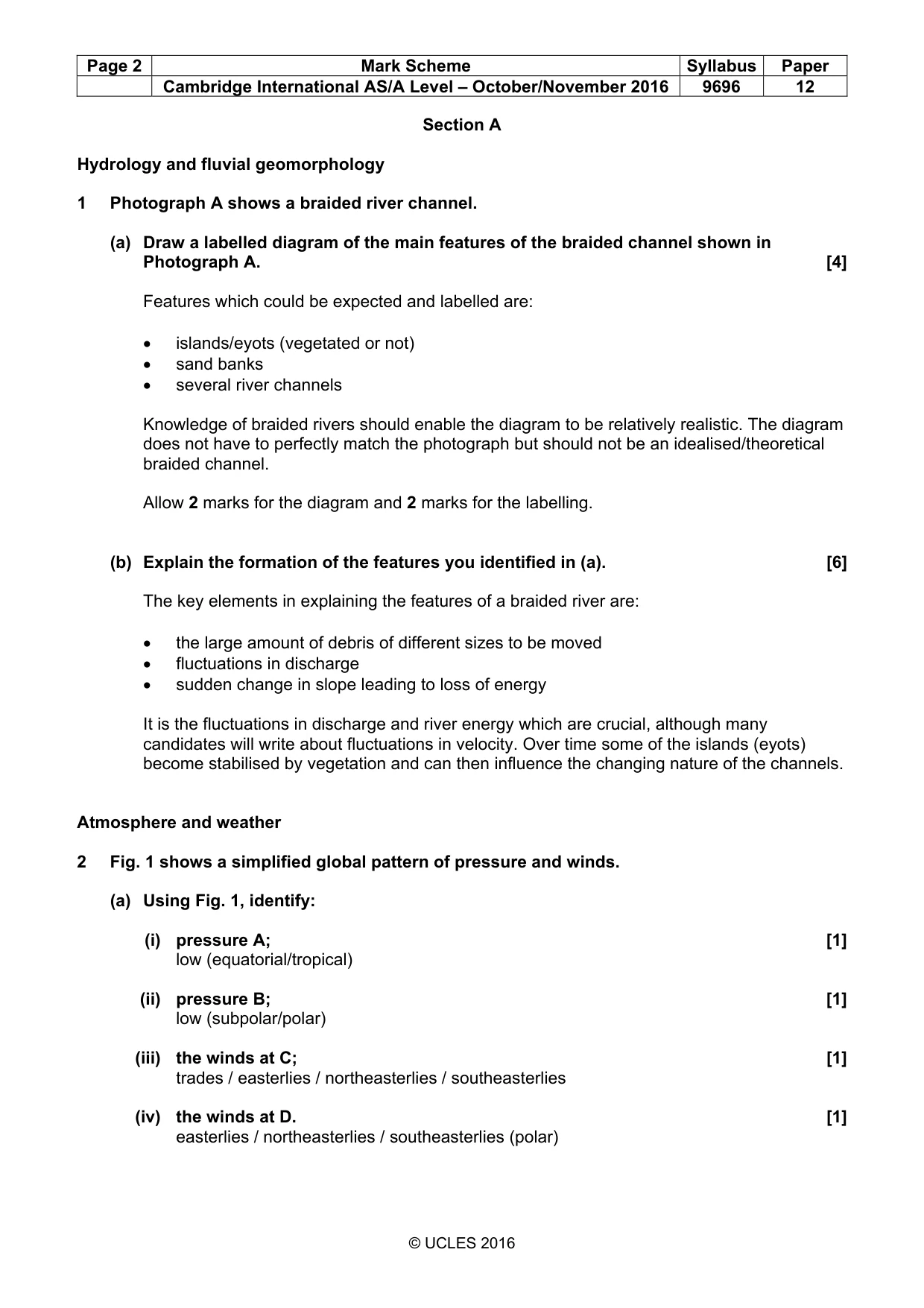 Mark scheme, page 2 of 16