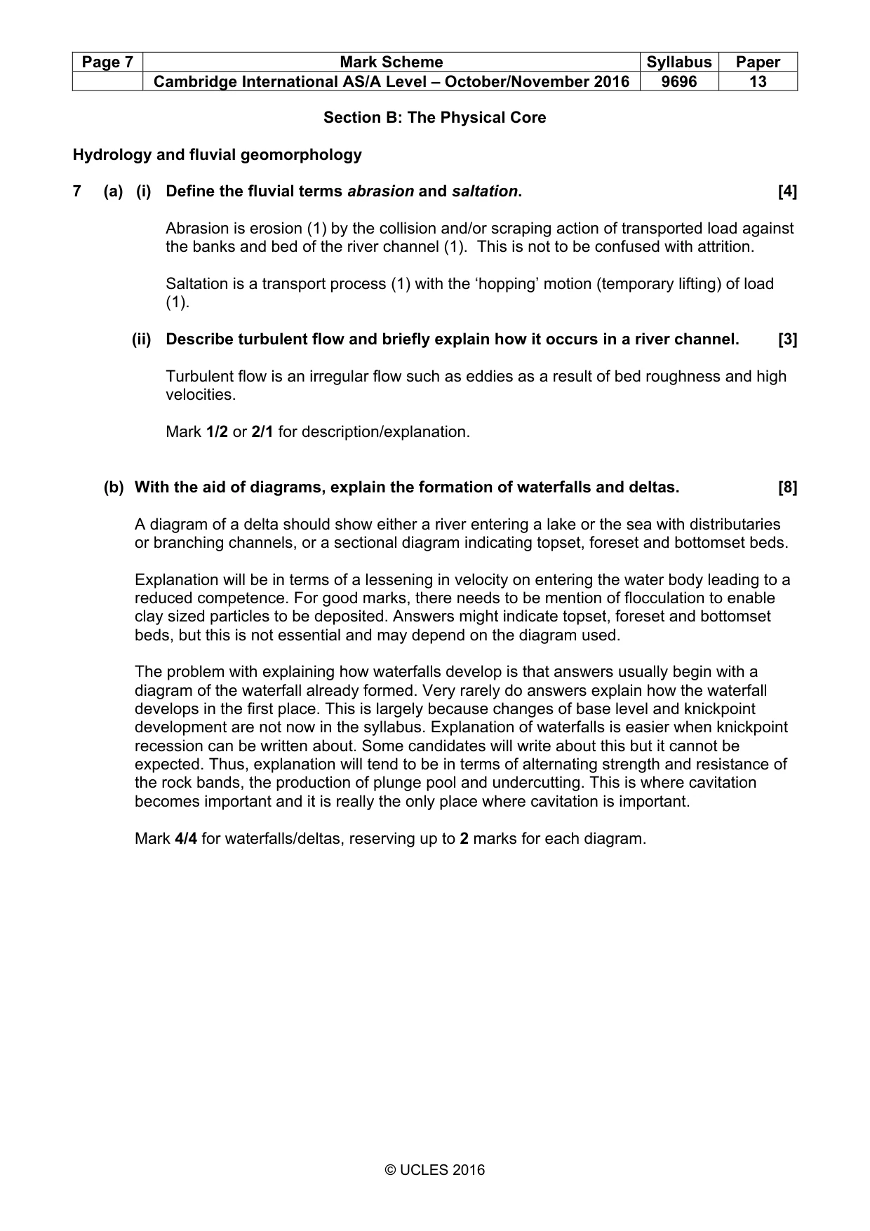Mark scheme, page 7 of 15