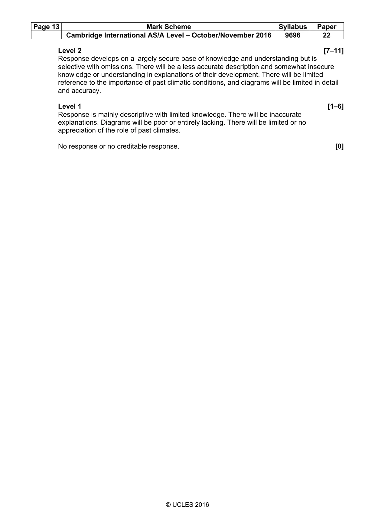 Mark scheme, page 13 of 13