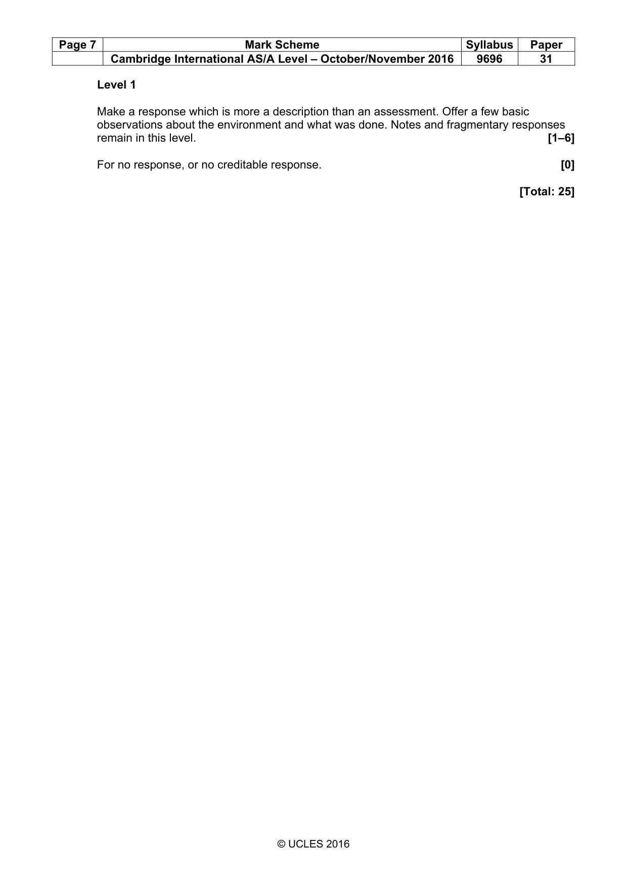 Mark scheme, page 7 of 13
