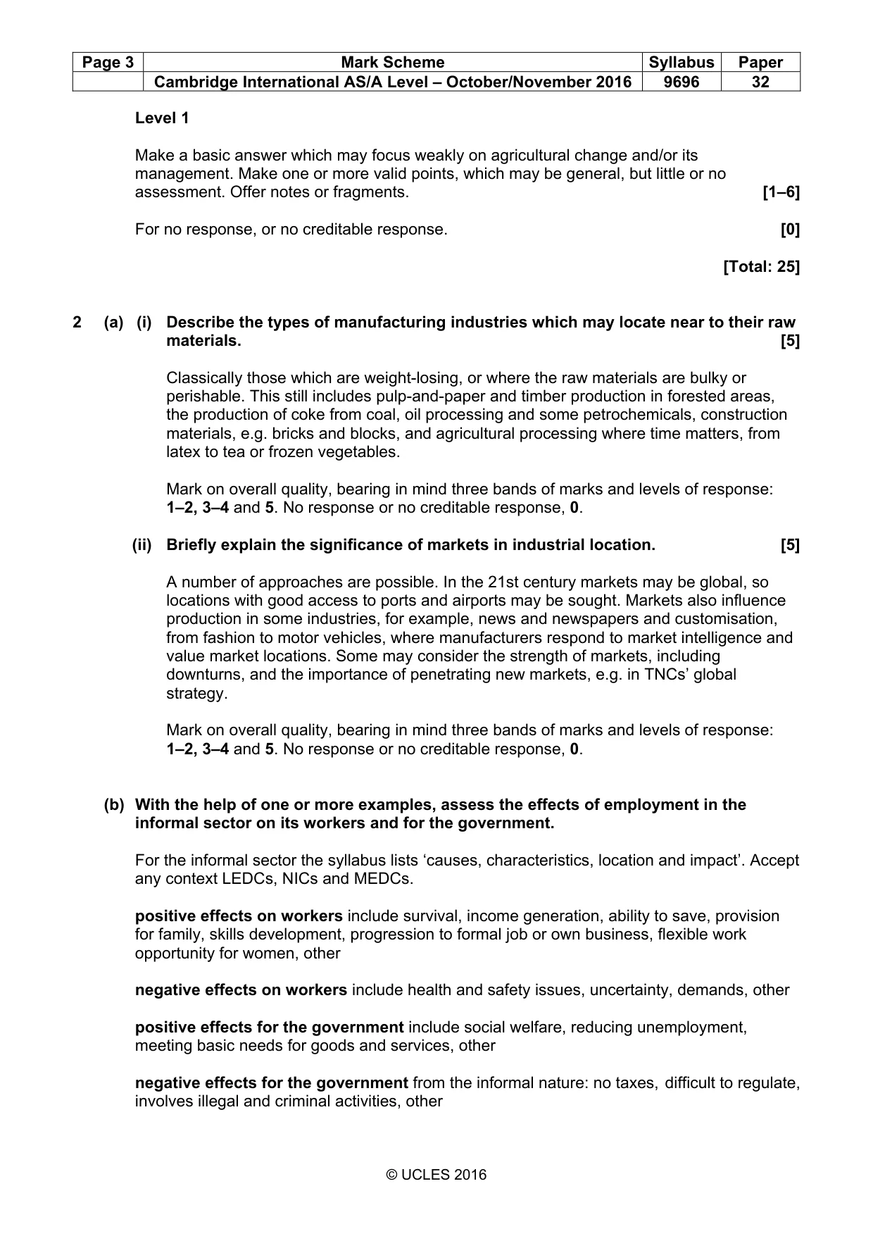 Mark scheme, page 3 of 13