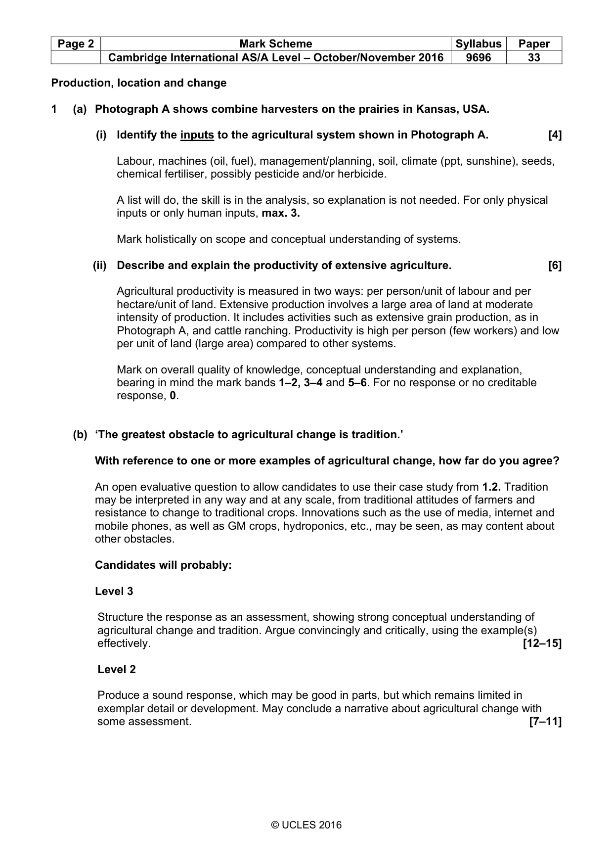 Mark scheme, page 2 of 13