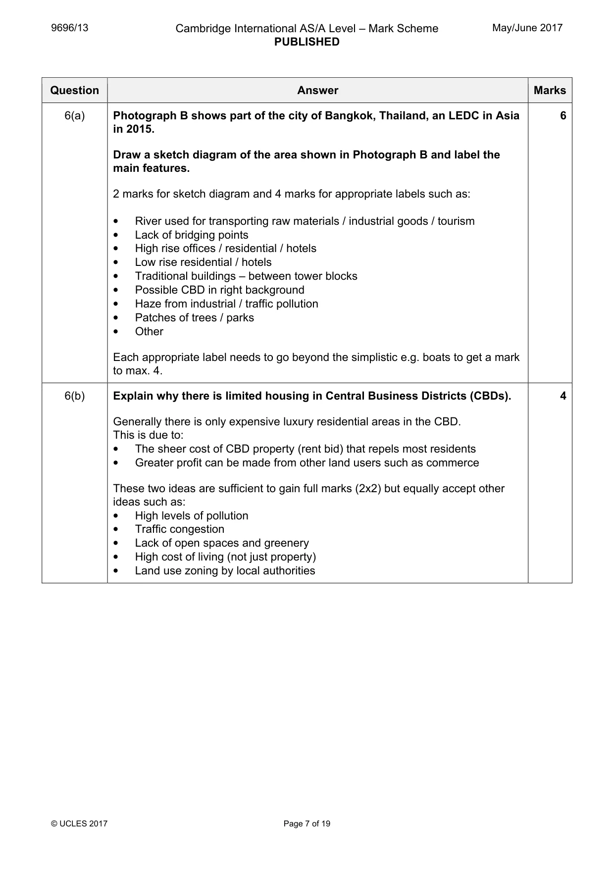 Mark scheme, page 7 of 19