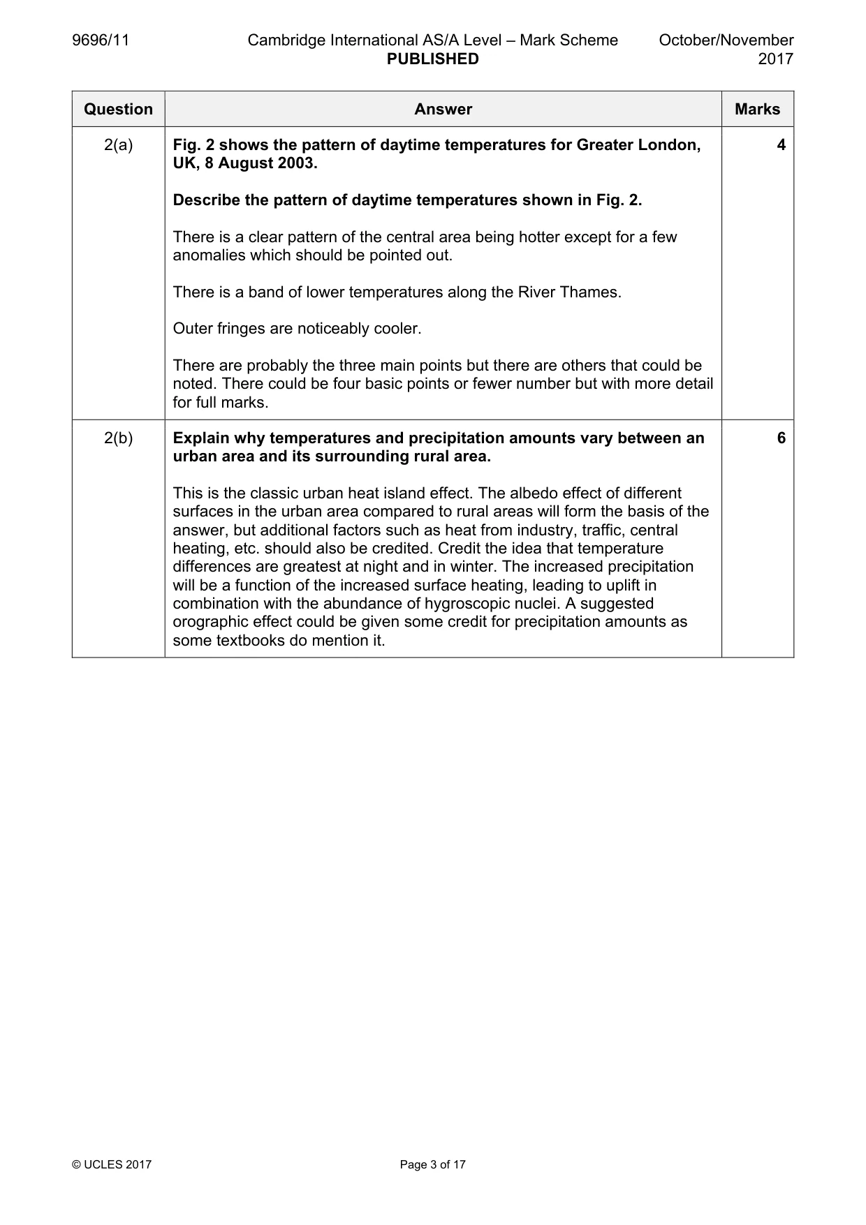 Mark scheme, page 3 of 17