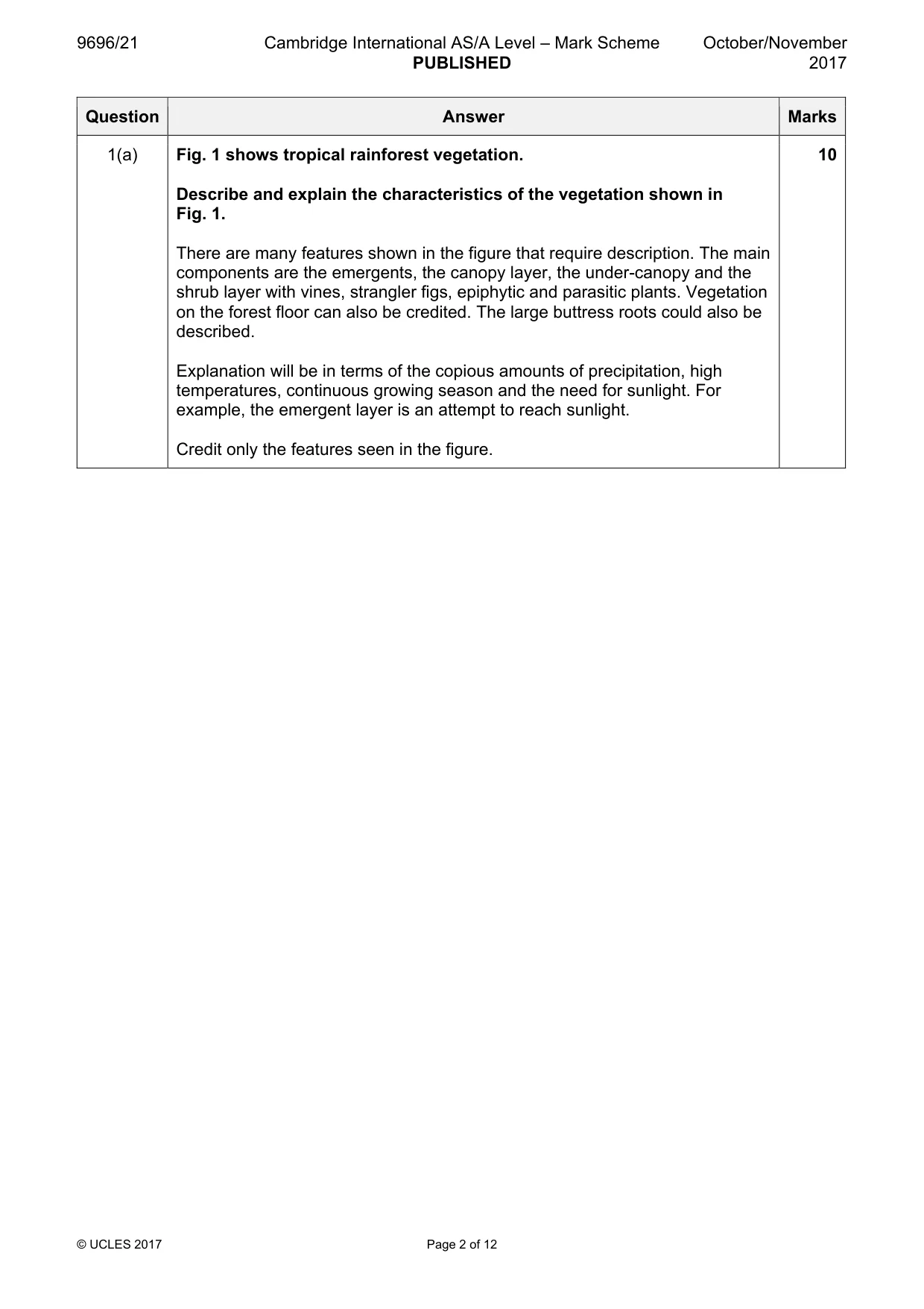 Mark scheme, page 2 of 12