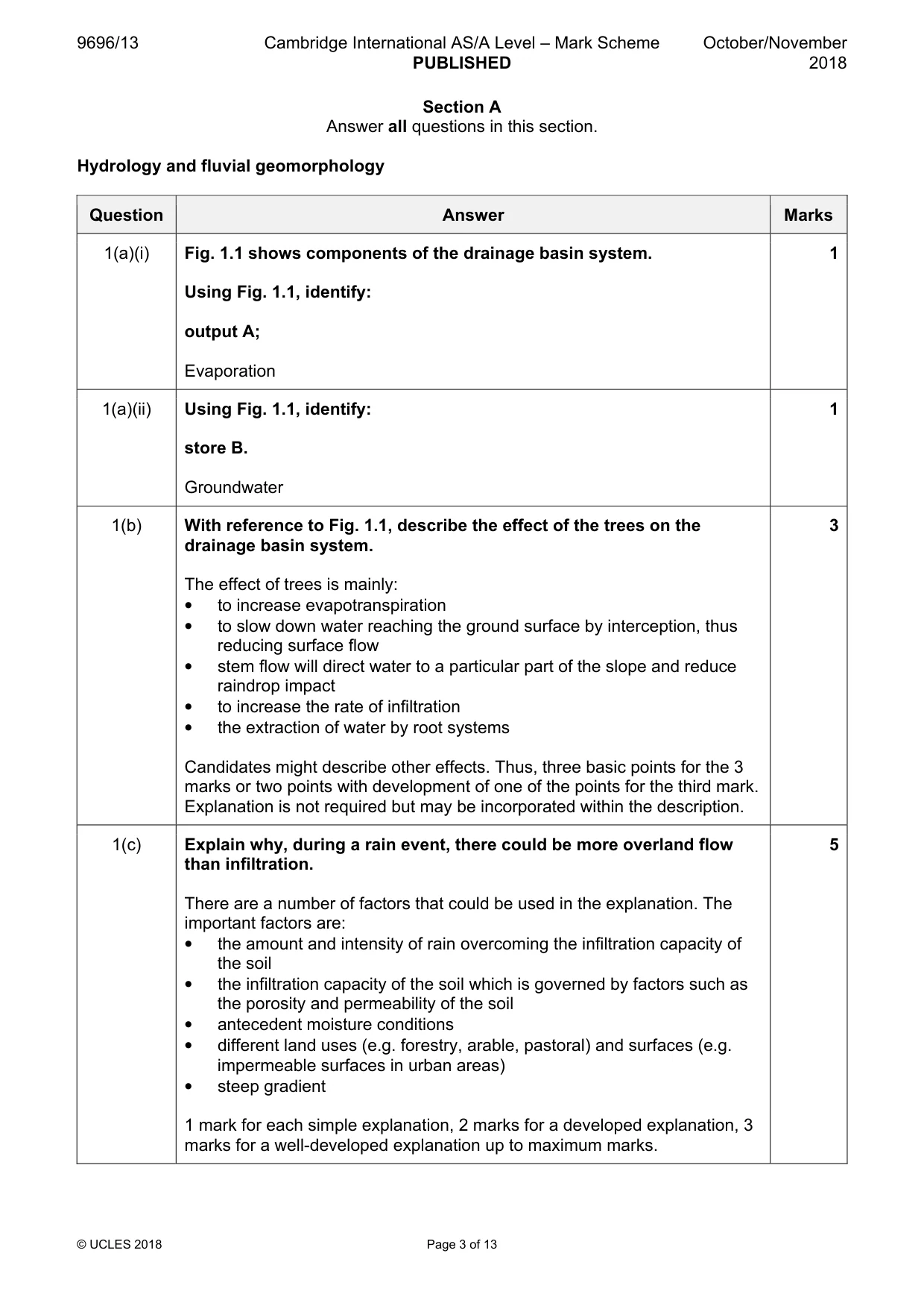 Mark scheme, page 3 of 13