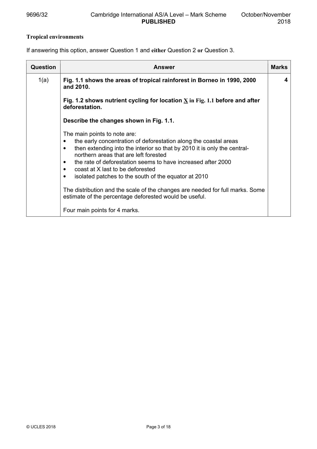 Mark scheme, page 3 of 18