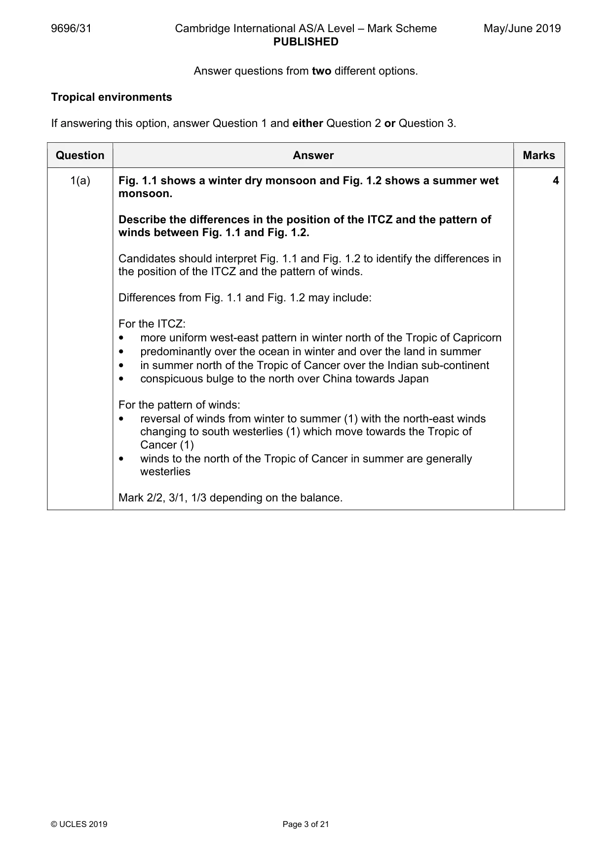 Mark scheme, page 3 of 21
