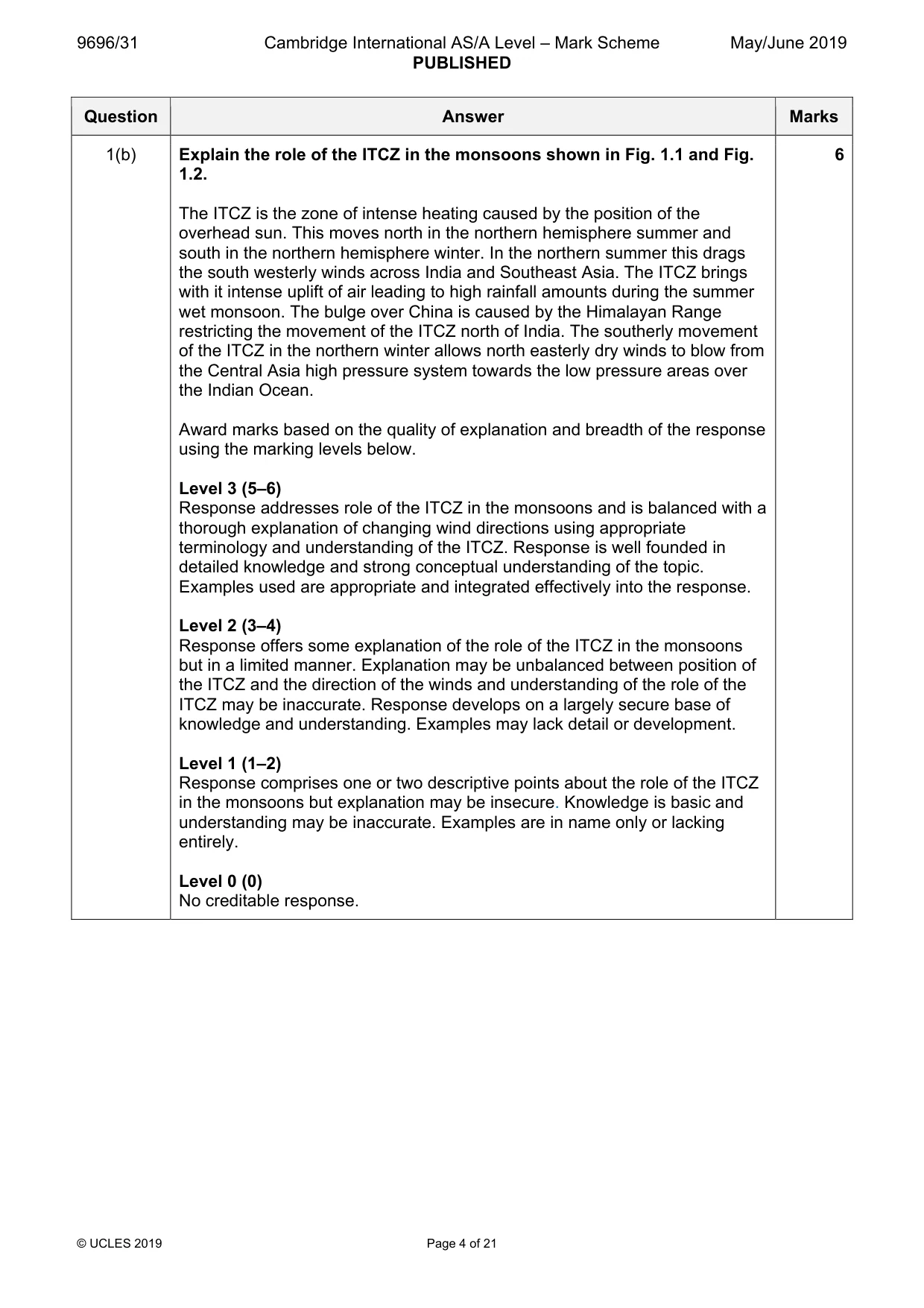 Mark scheme, page 4 of 21