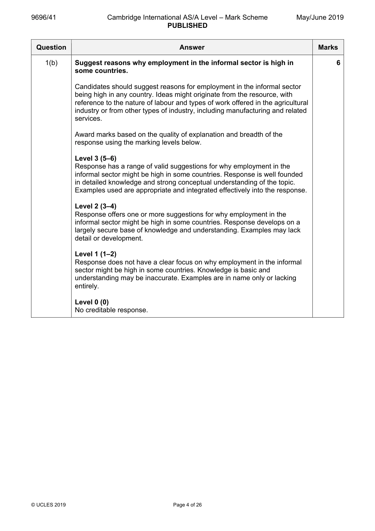 Mark scheme, page 4 of 26