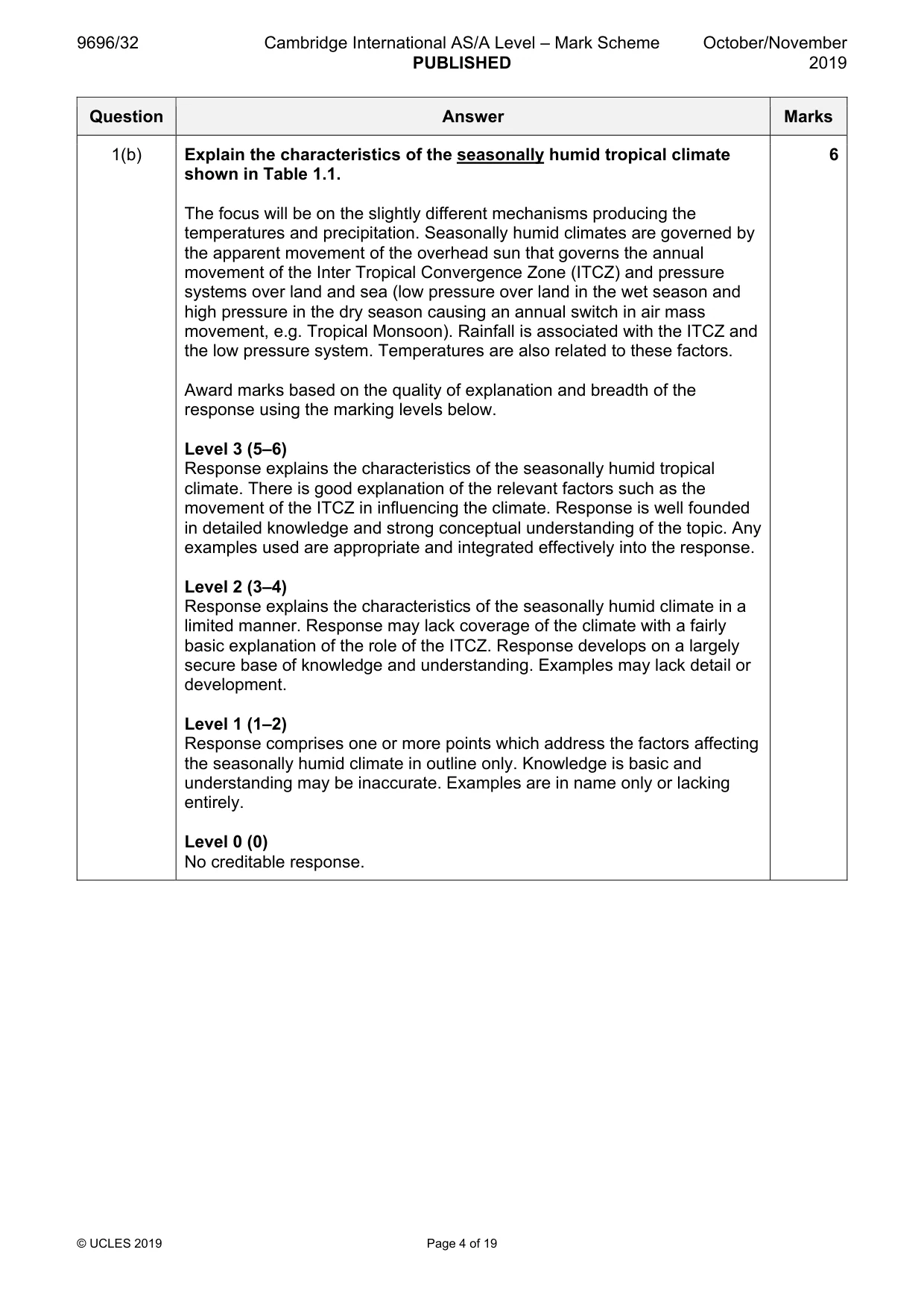 Mark scheme, page 4 of 19