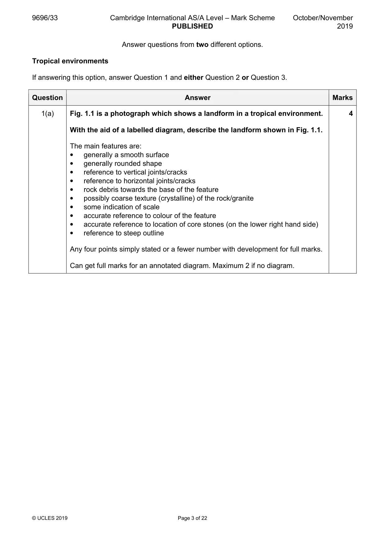 Mark scheme, page 3 of 22