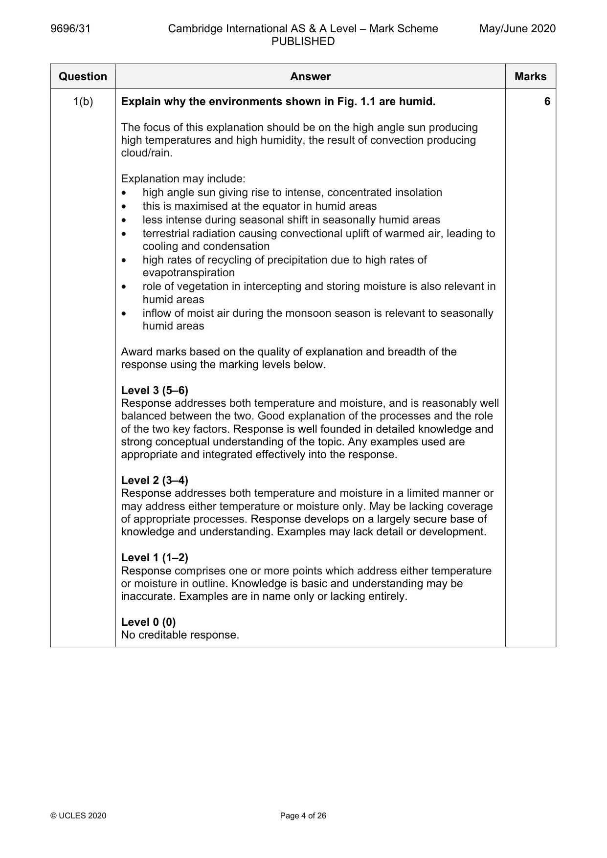 Mark scheme, page 4 of 26