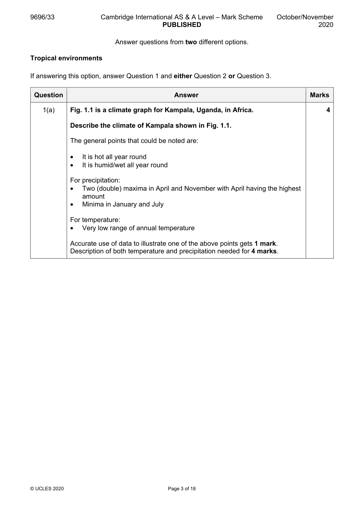 Mark scheme, page 3 of 18