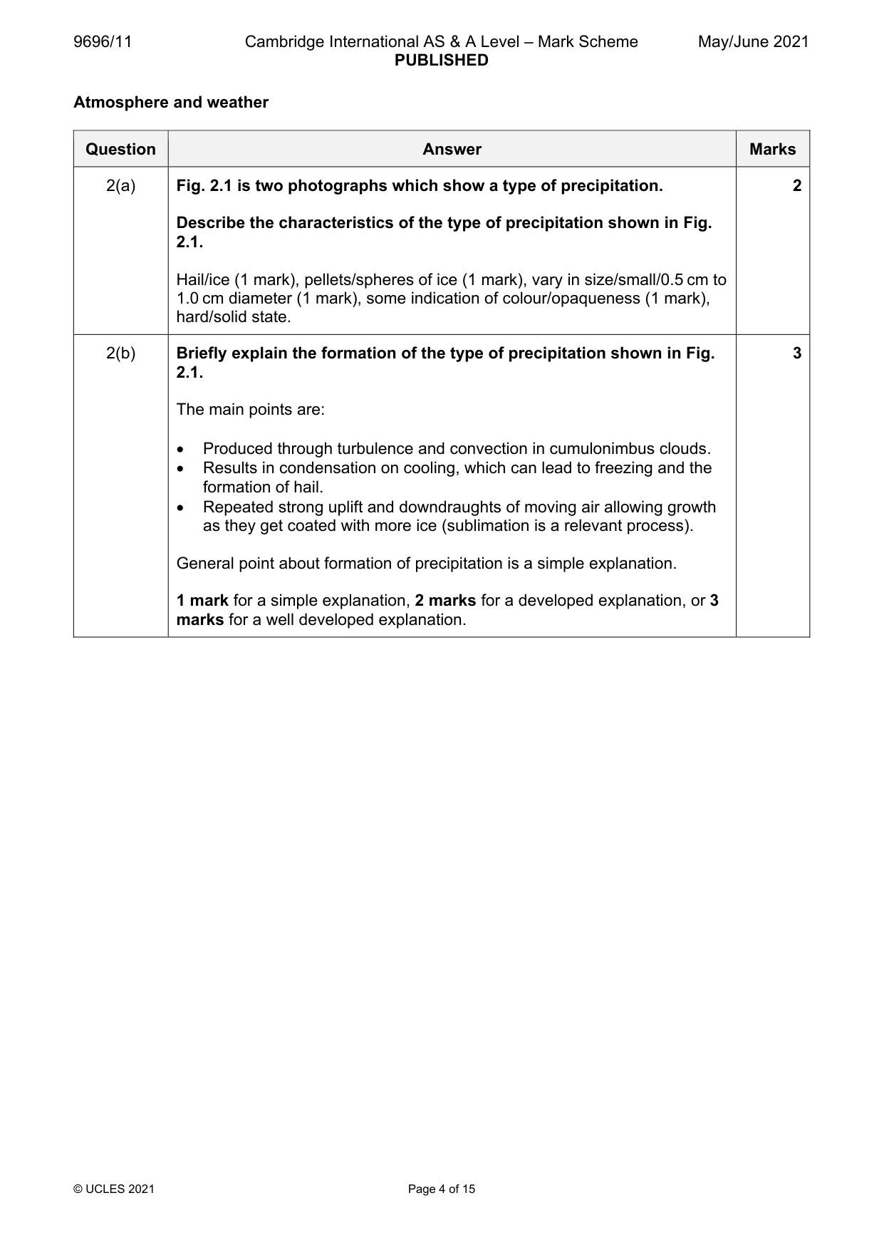 Mark scheme, page 4 of 15