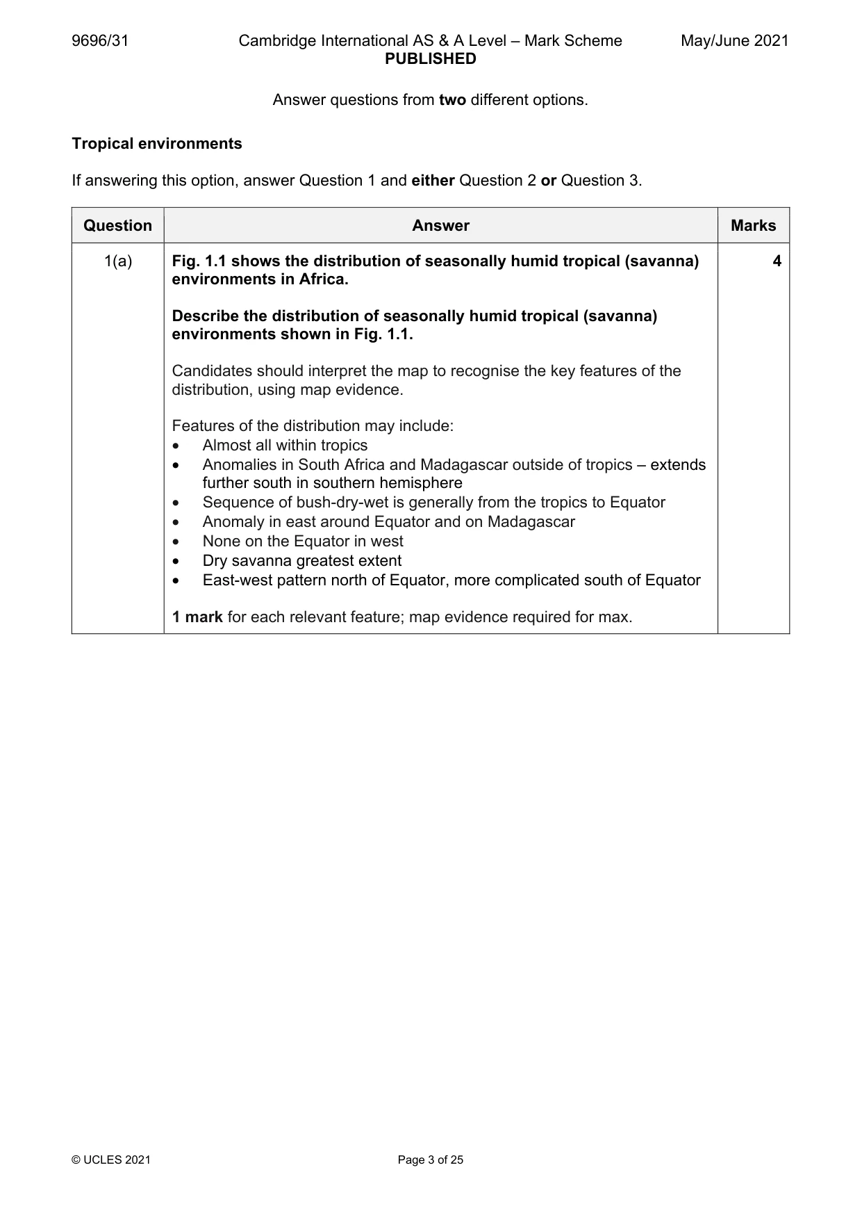 Mark scheme, page 3 of 25