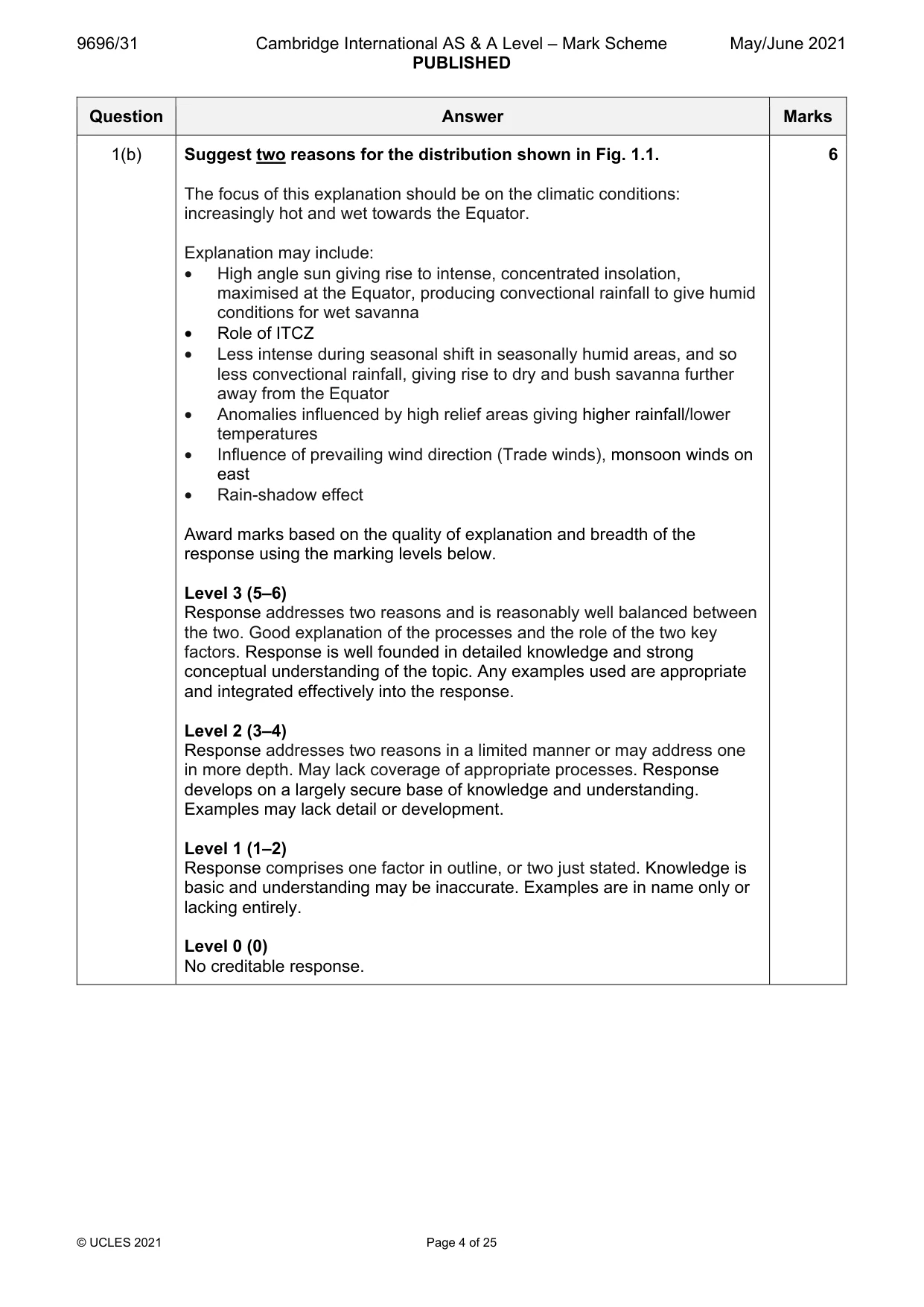 Mark scheme, page 4 of 25