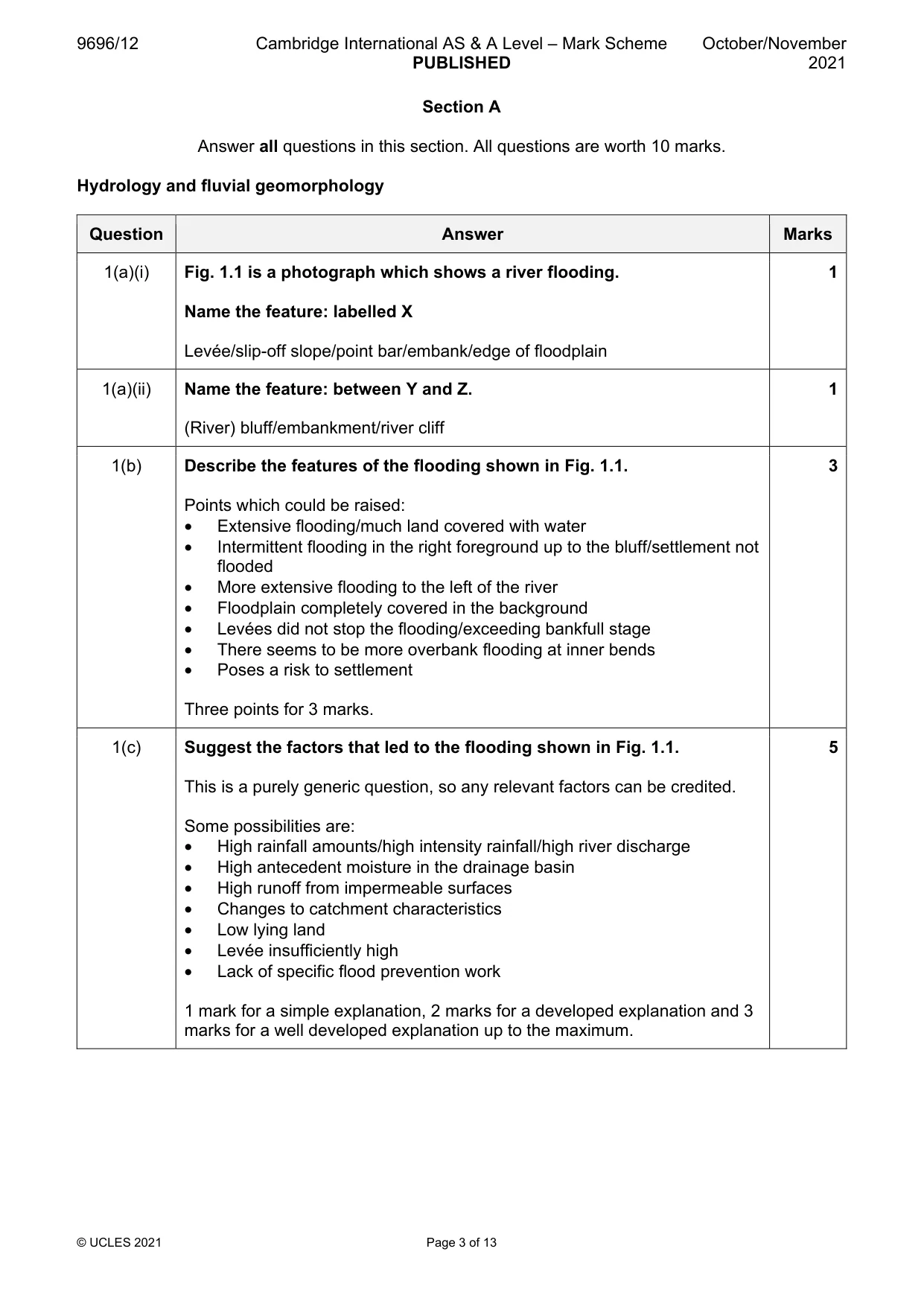 Mark scheme, page 3 of 13
