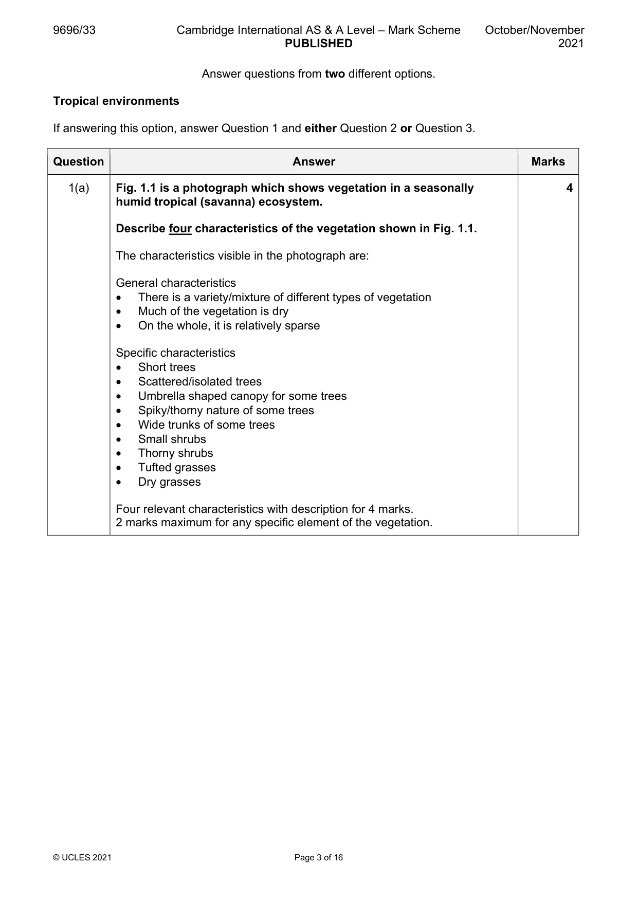 Mark scheme, page 3 of 16