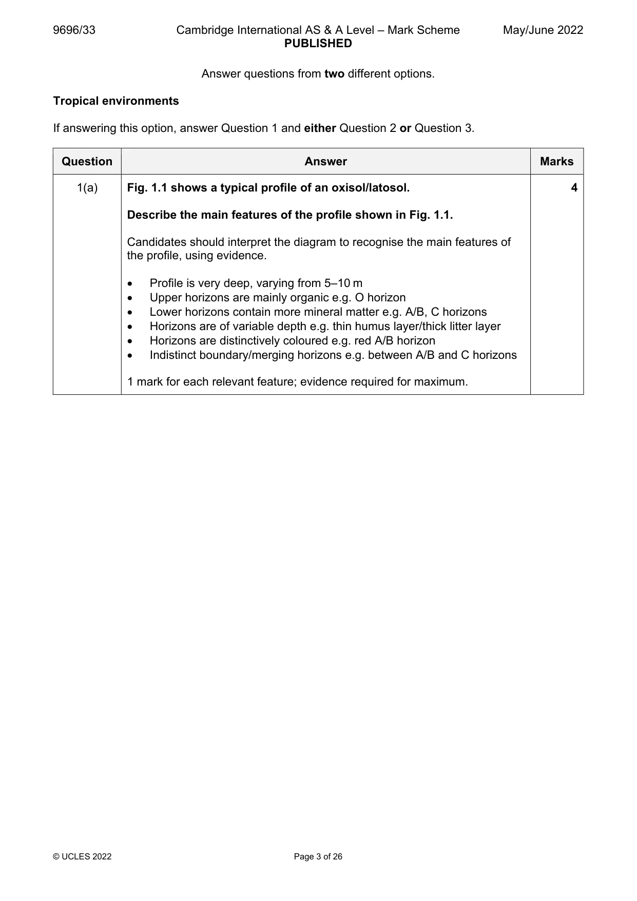 Mark scheme, page 3 of 26