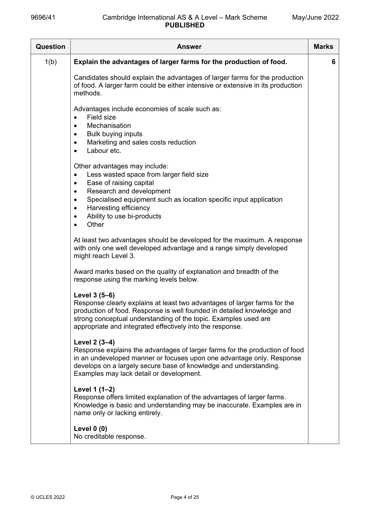 Mark scheme, page 4 of 25