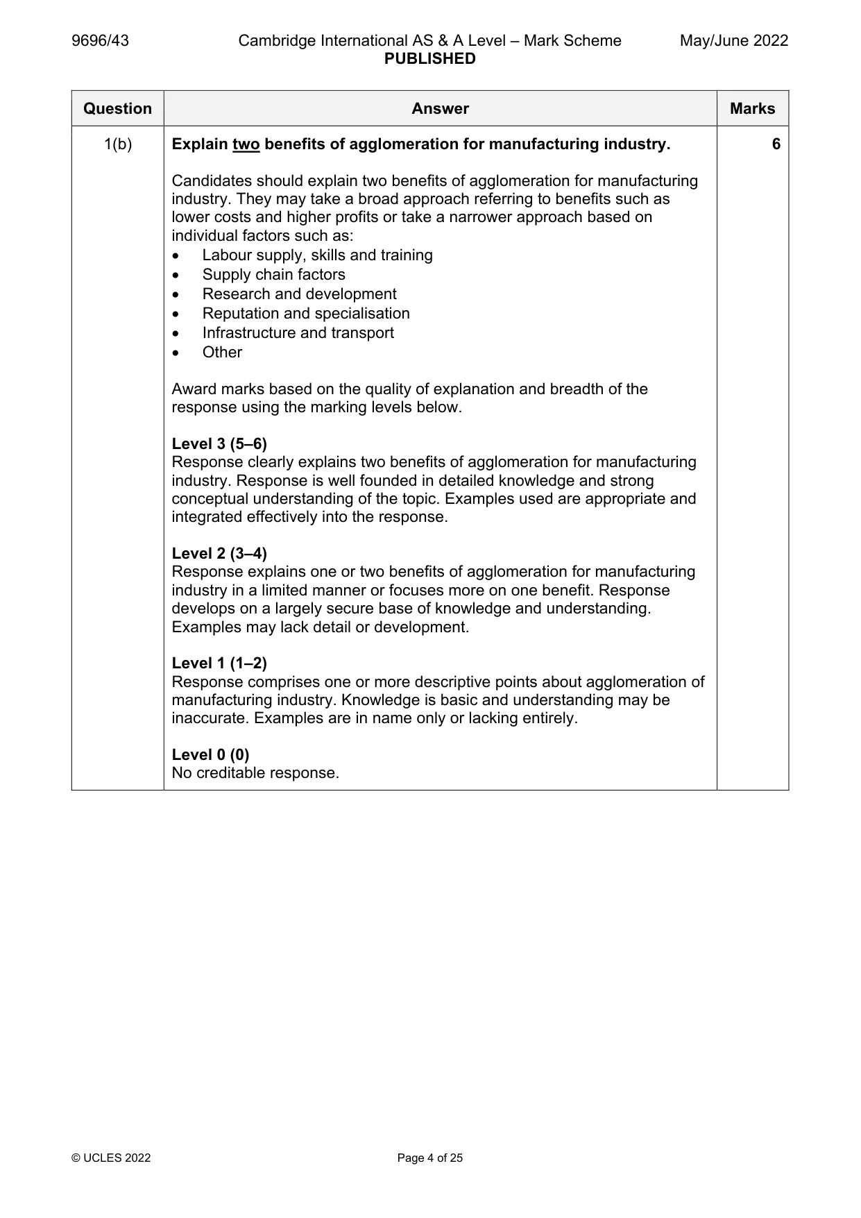 Mark scheme, page 4 of 25