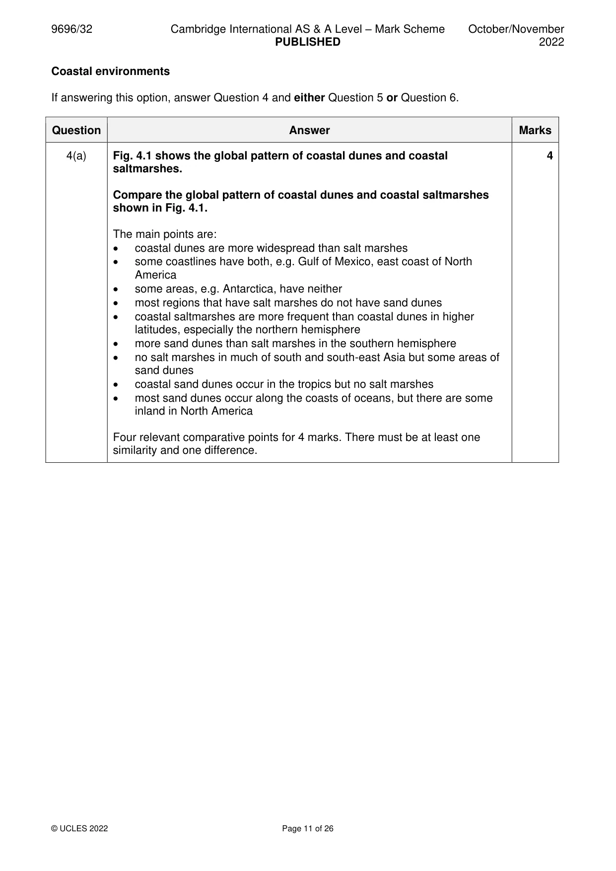 Mark scheme, page 11 of 26