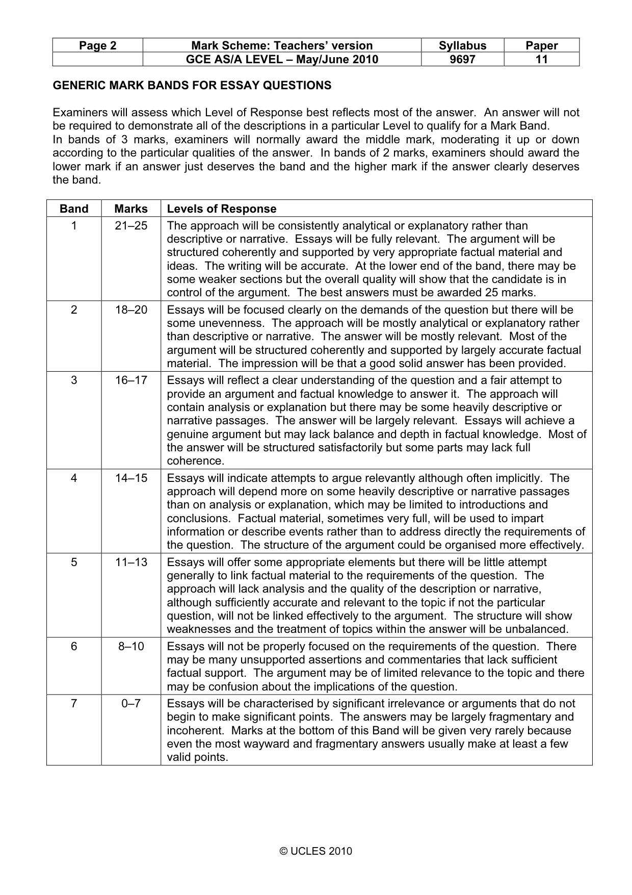 Mark scheme, page 2 of 12