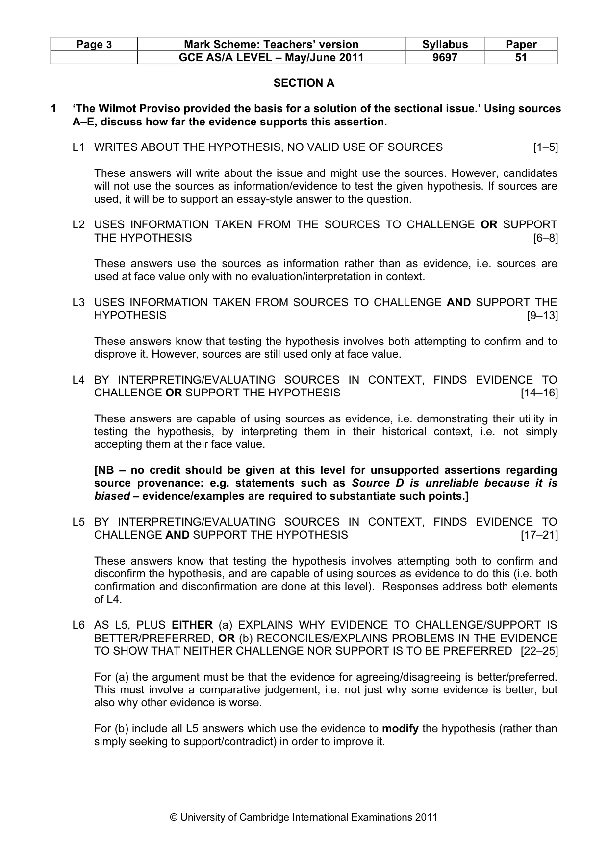 Mark scheme, page 3 of 12