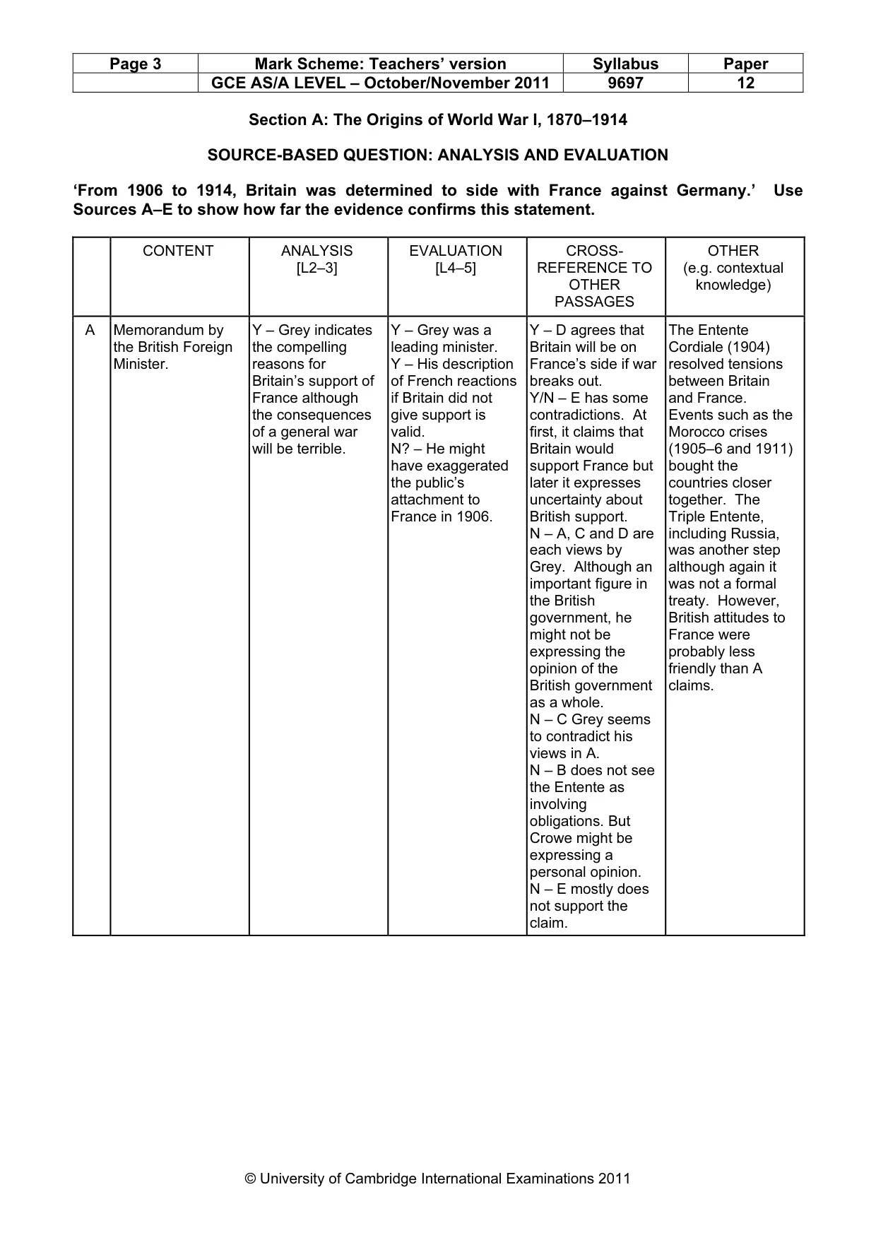 Mark scheme, page 3 of 11