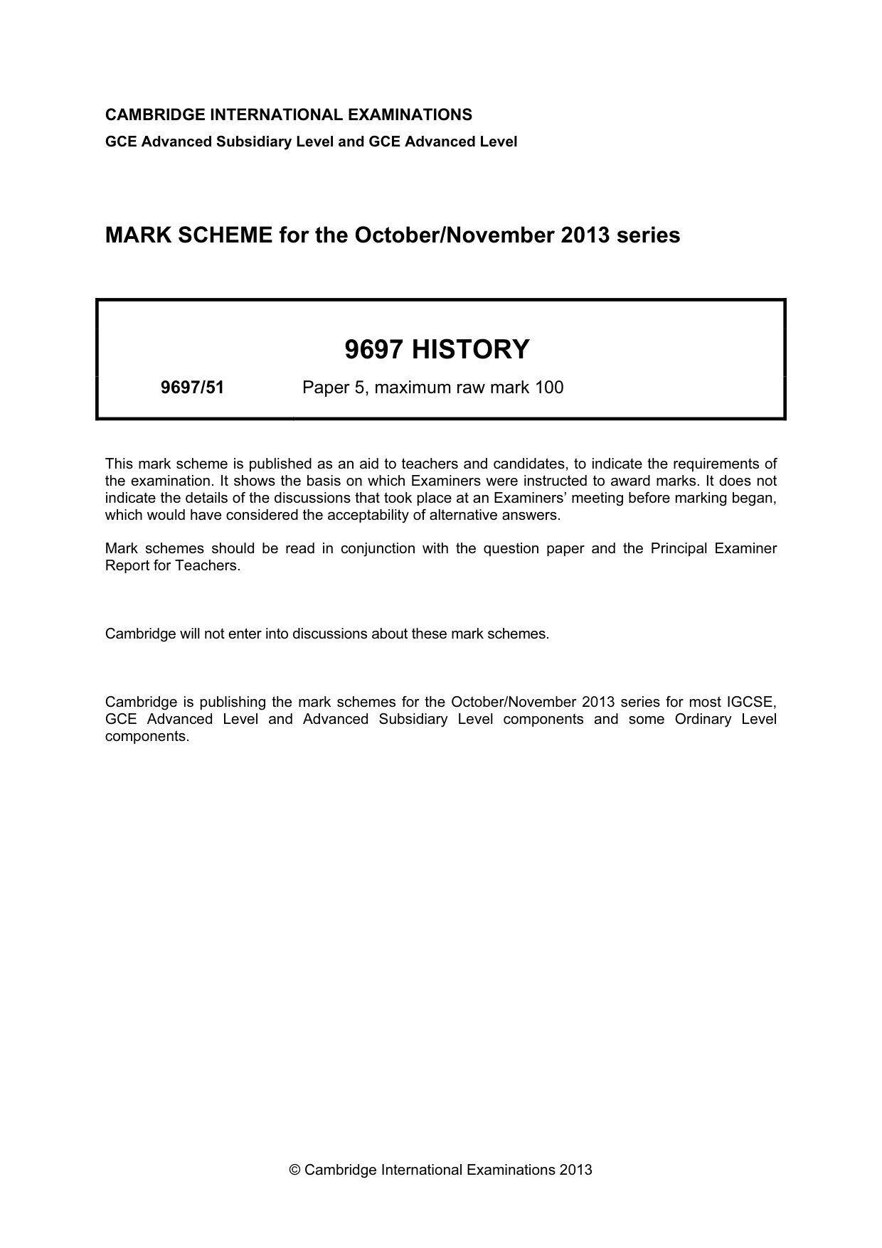 Mark scheme, page 1 of 10