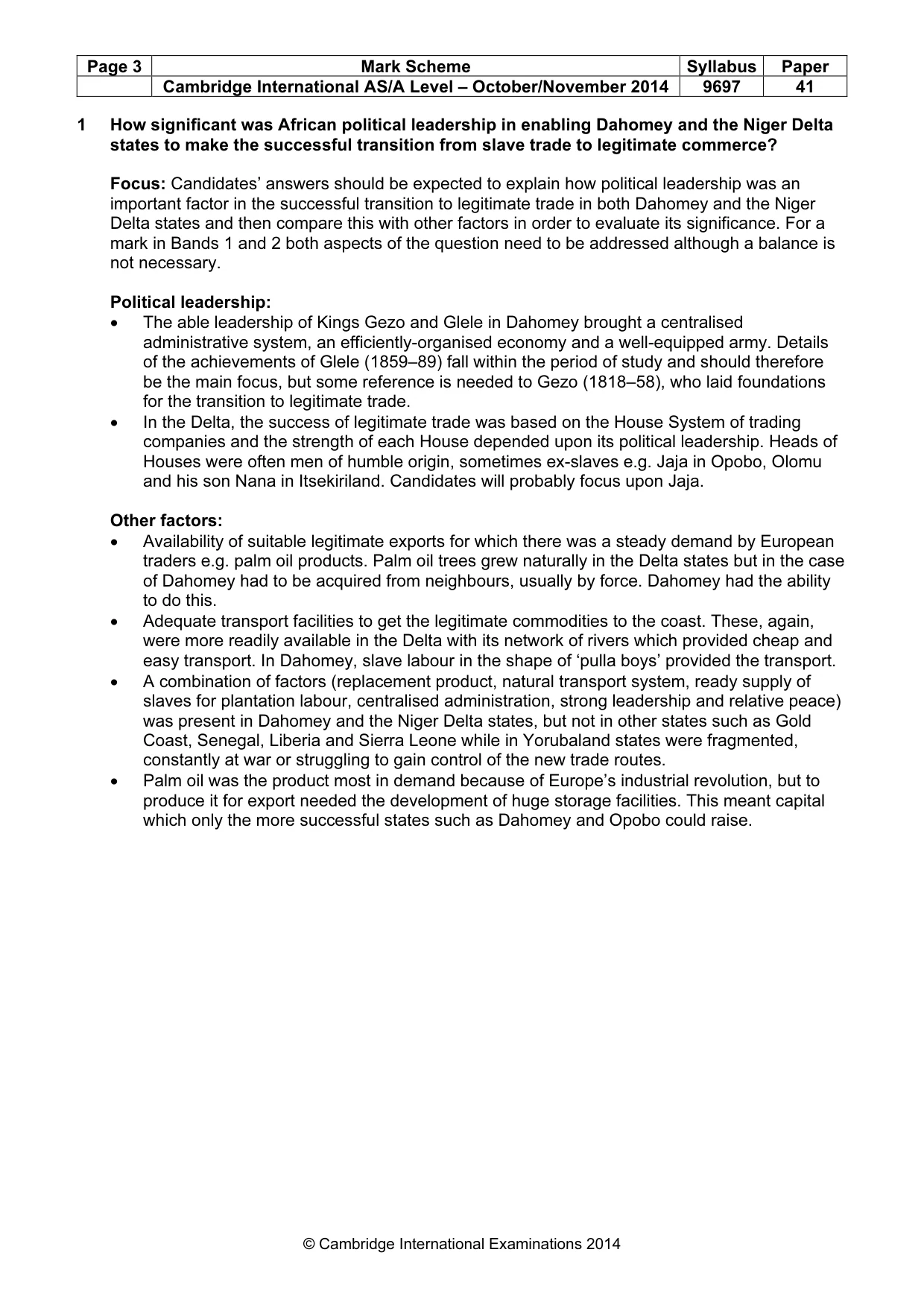 Mark scheme, page 3 of 12