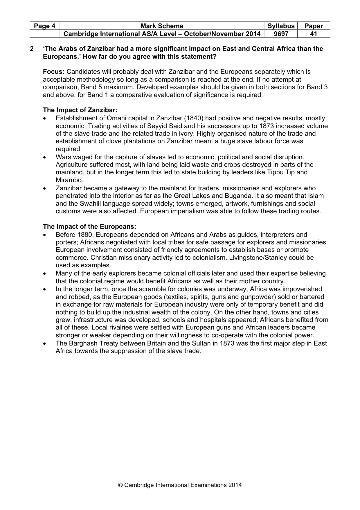 Mark scheme, page 4 of 12