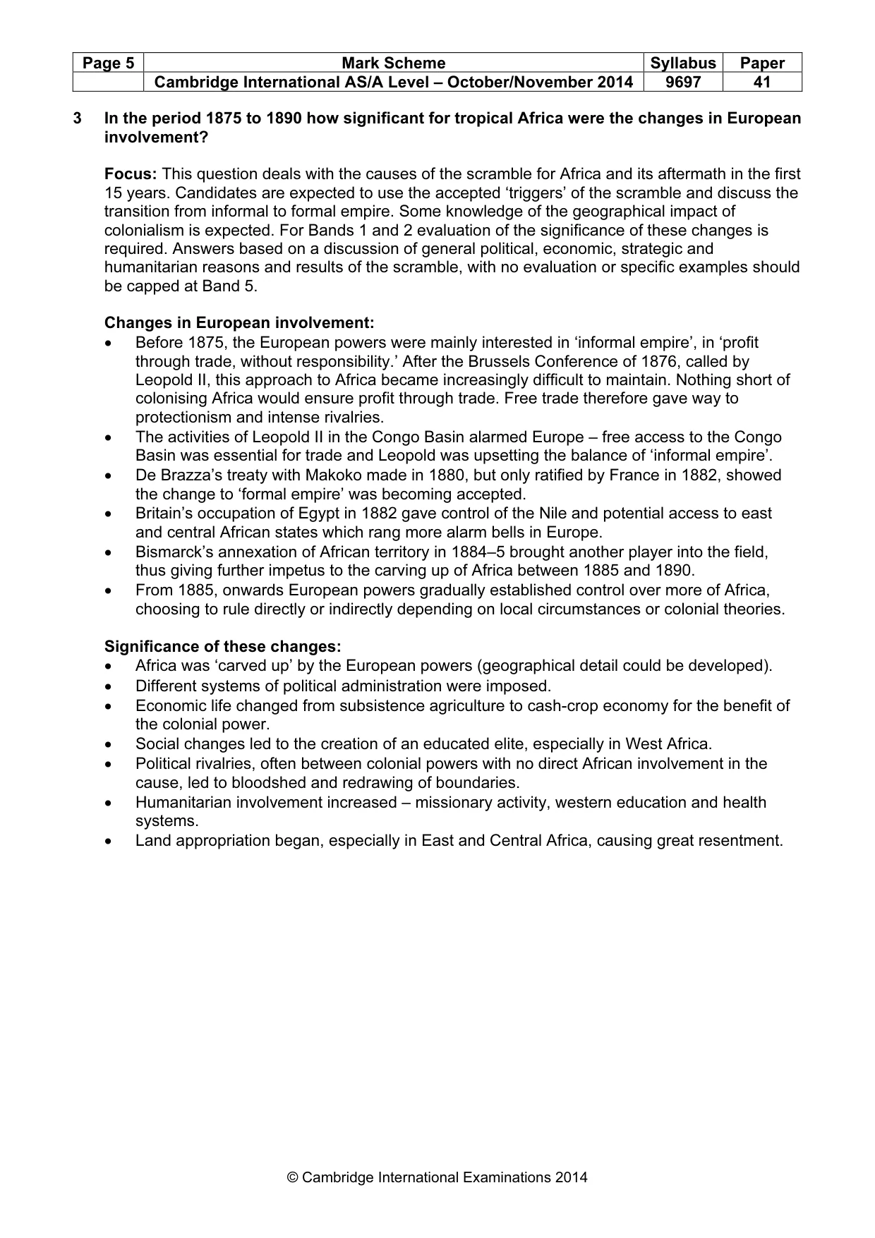 Mark scheme, page 5 of 12