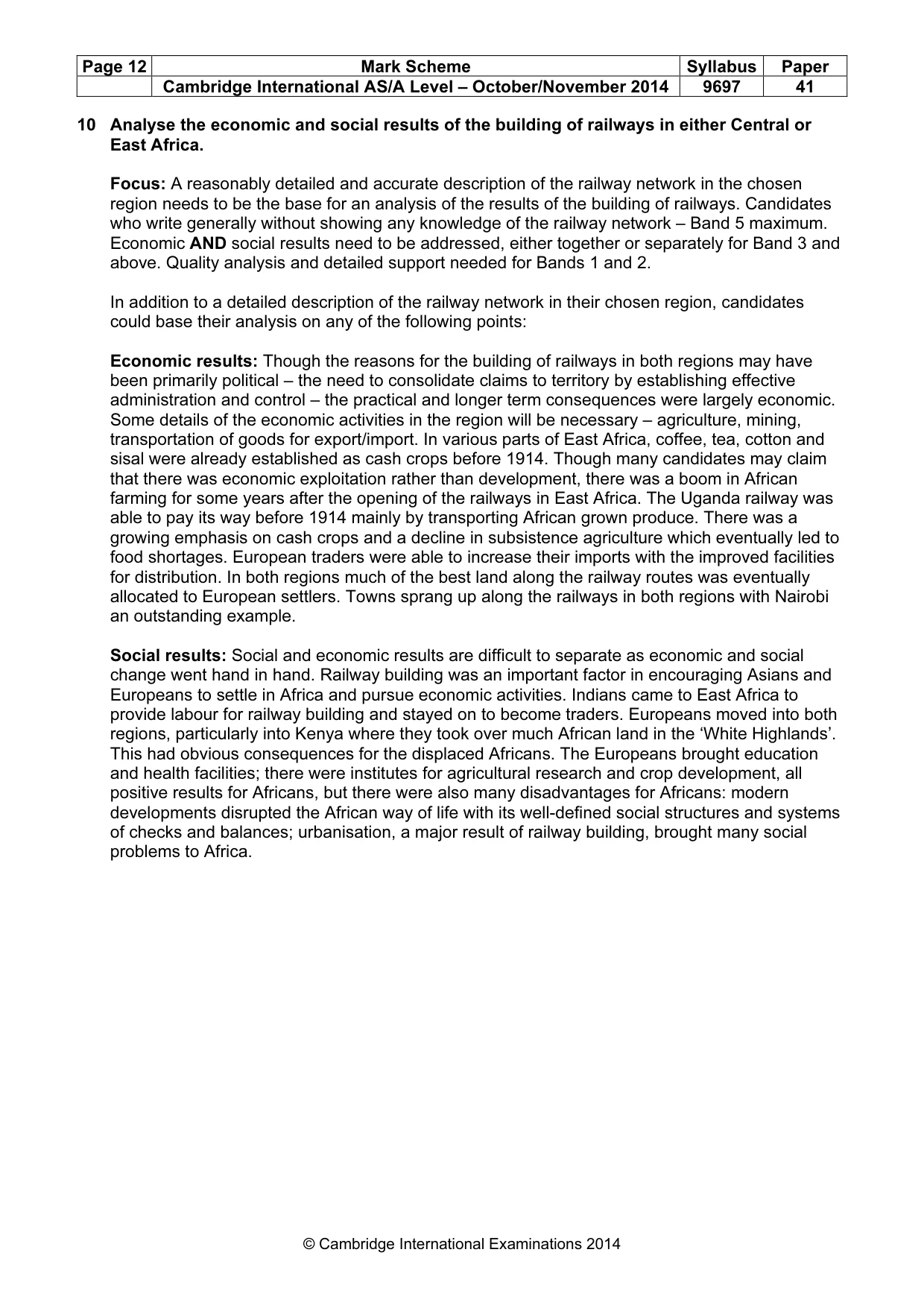 Mark scheme, page 12 of 12