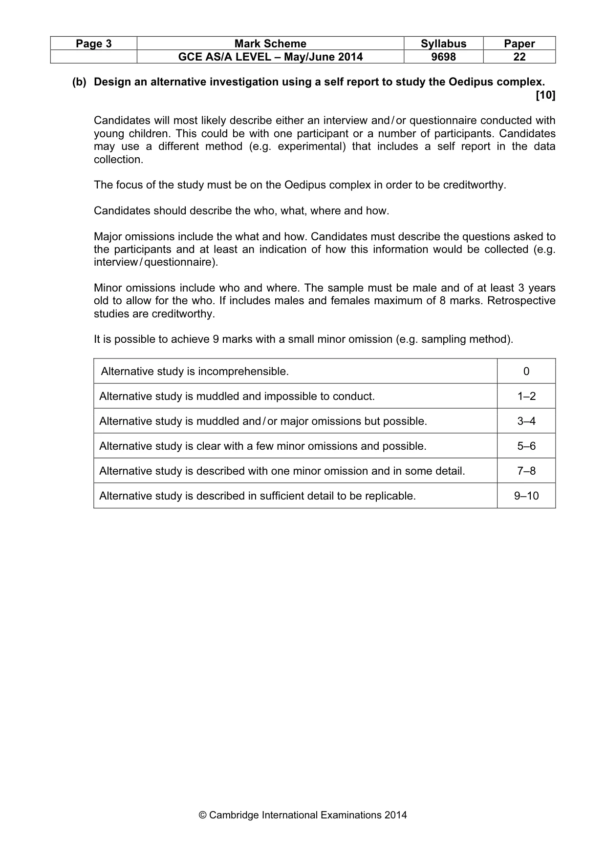 Mark scheme, page 3 of 12