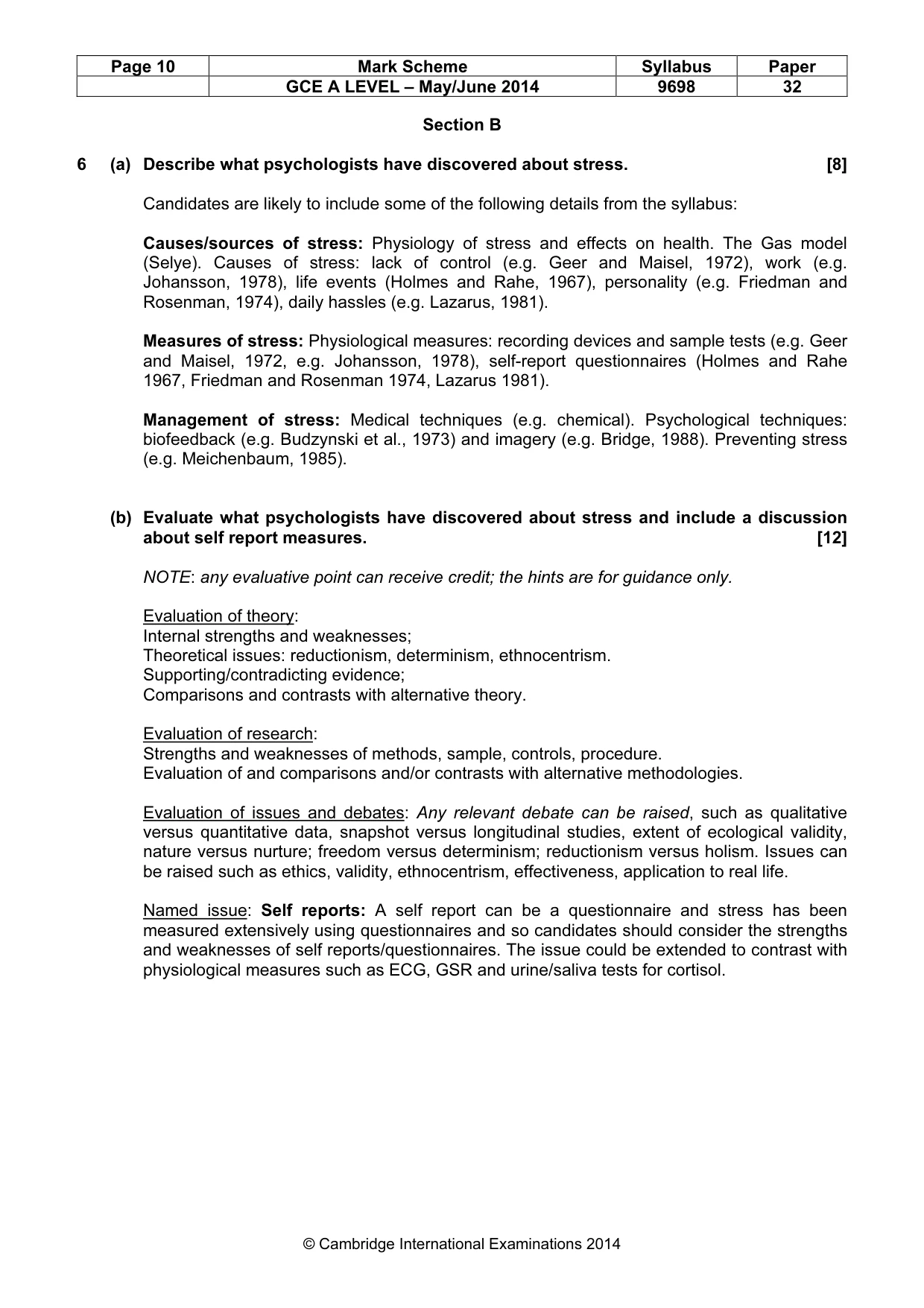 Mark scheme, page 10 of 24