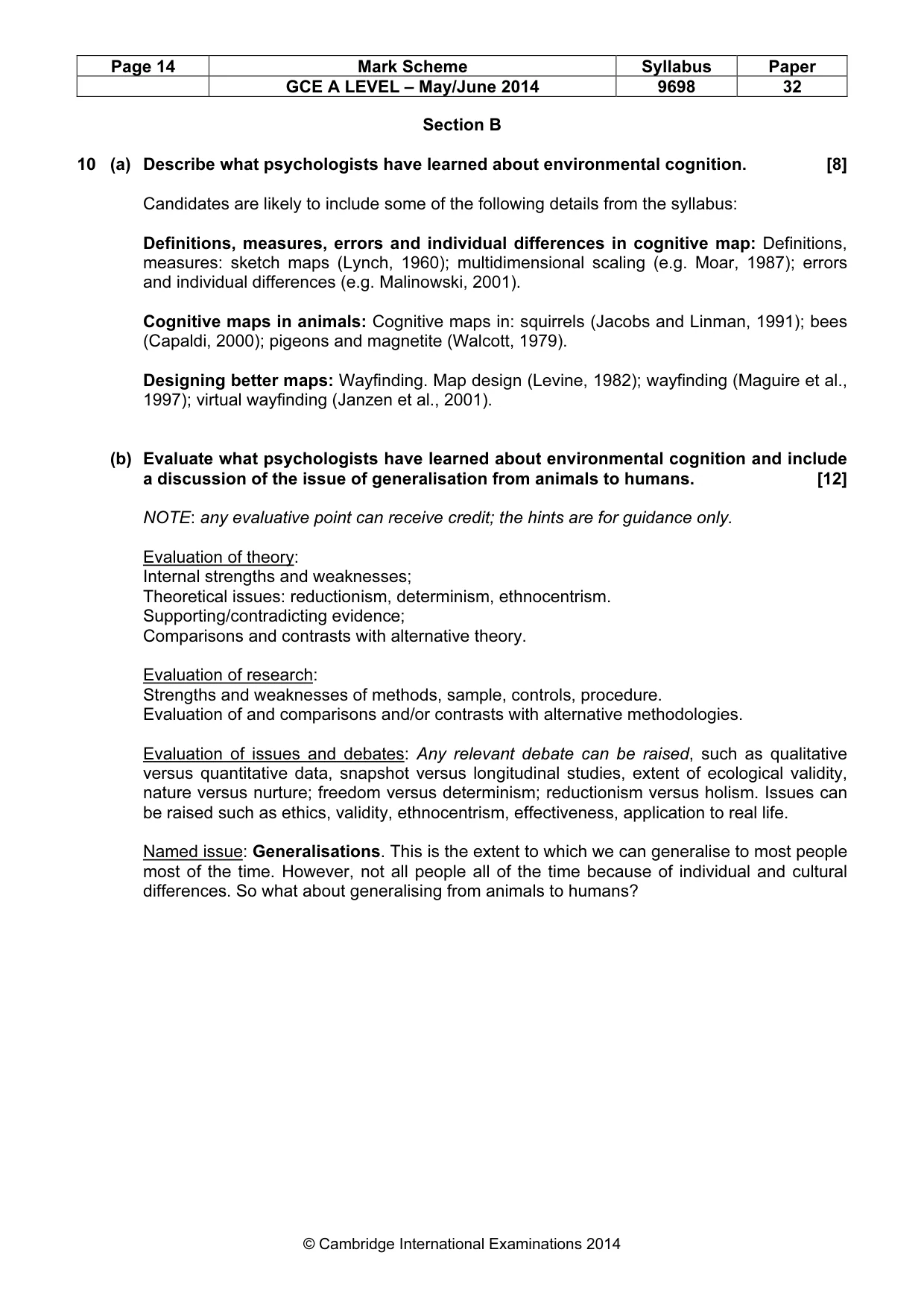 Mark scheme, page 14 of 24