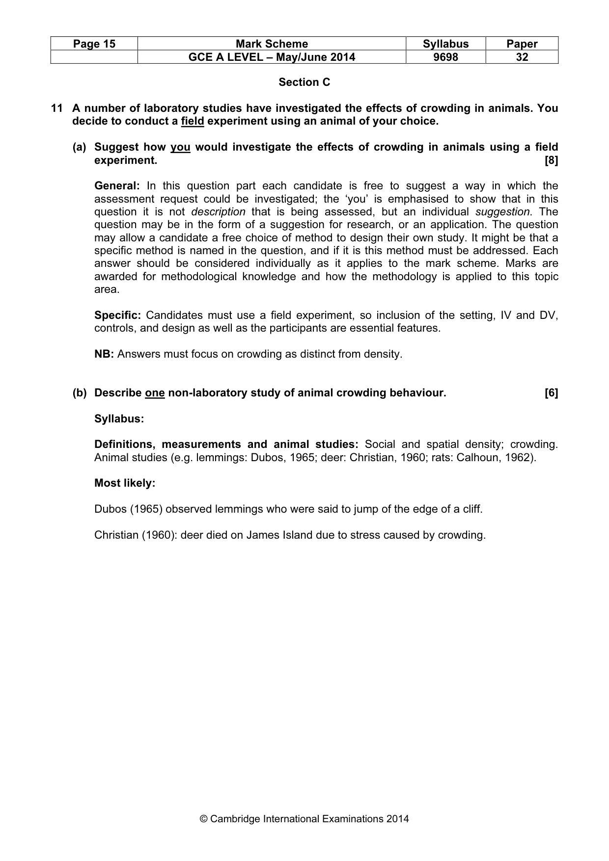Mark scheme, page 15 of 24