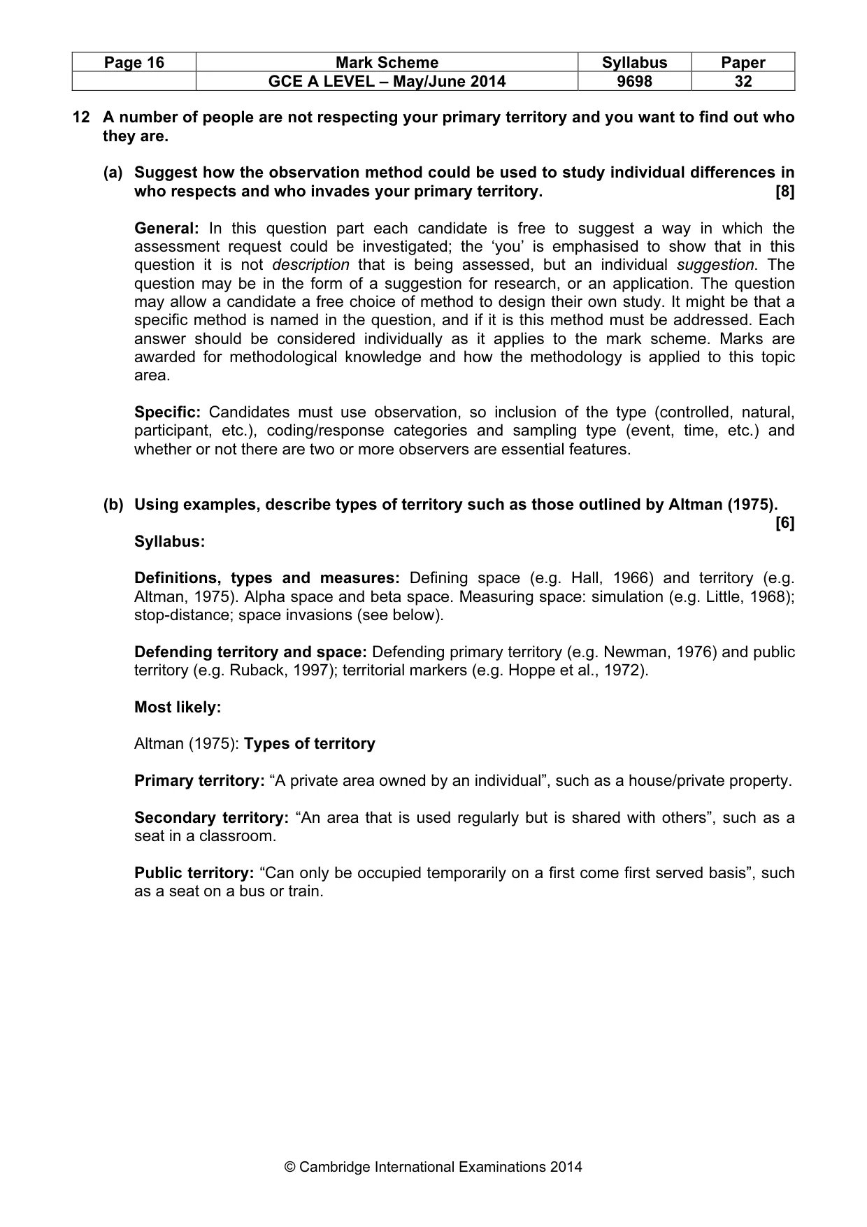 Mark scheme, page 16 of 24