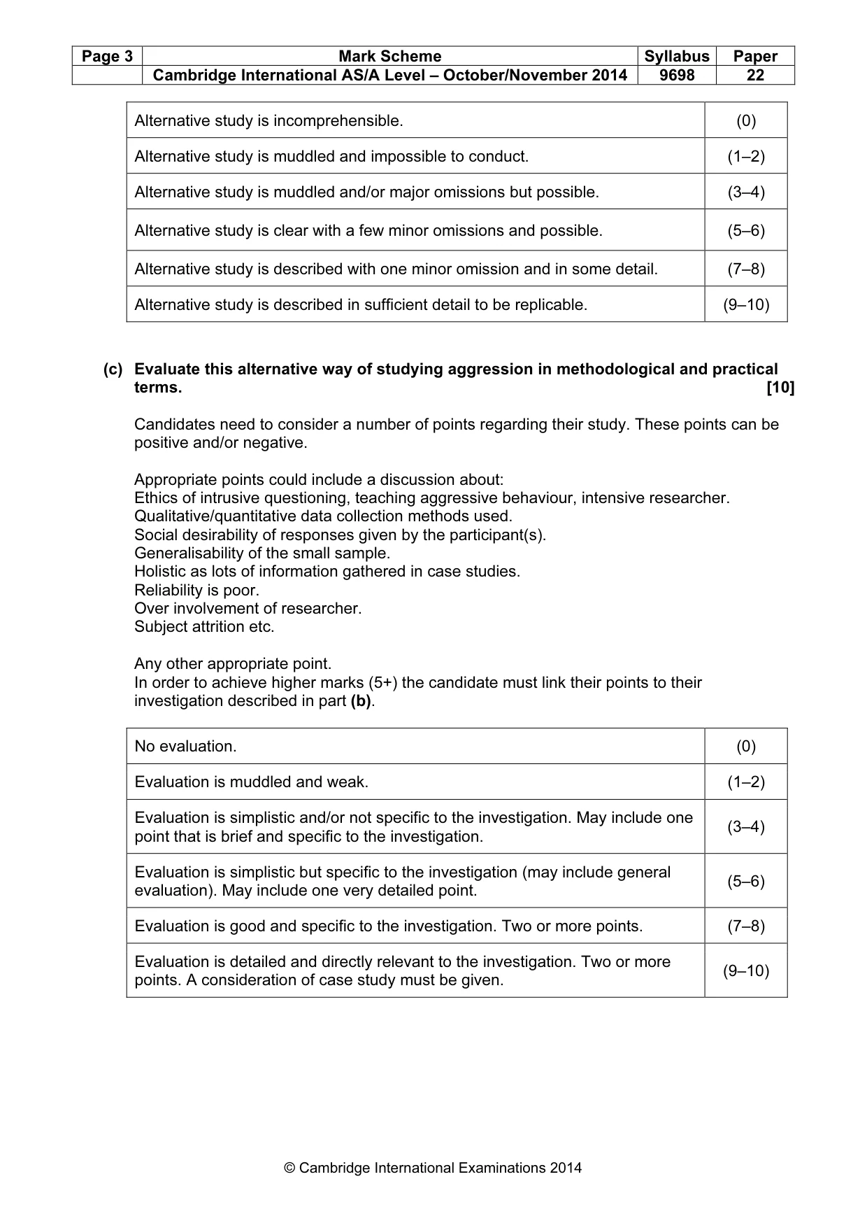 Mark scheme, page 3 of 10