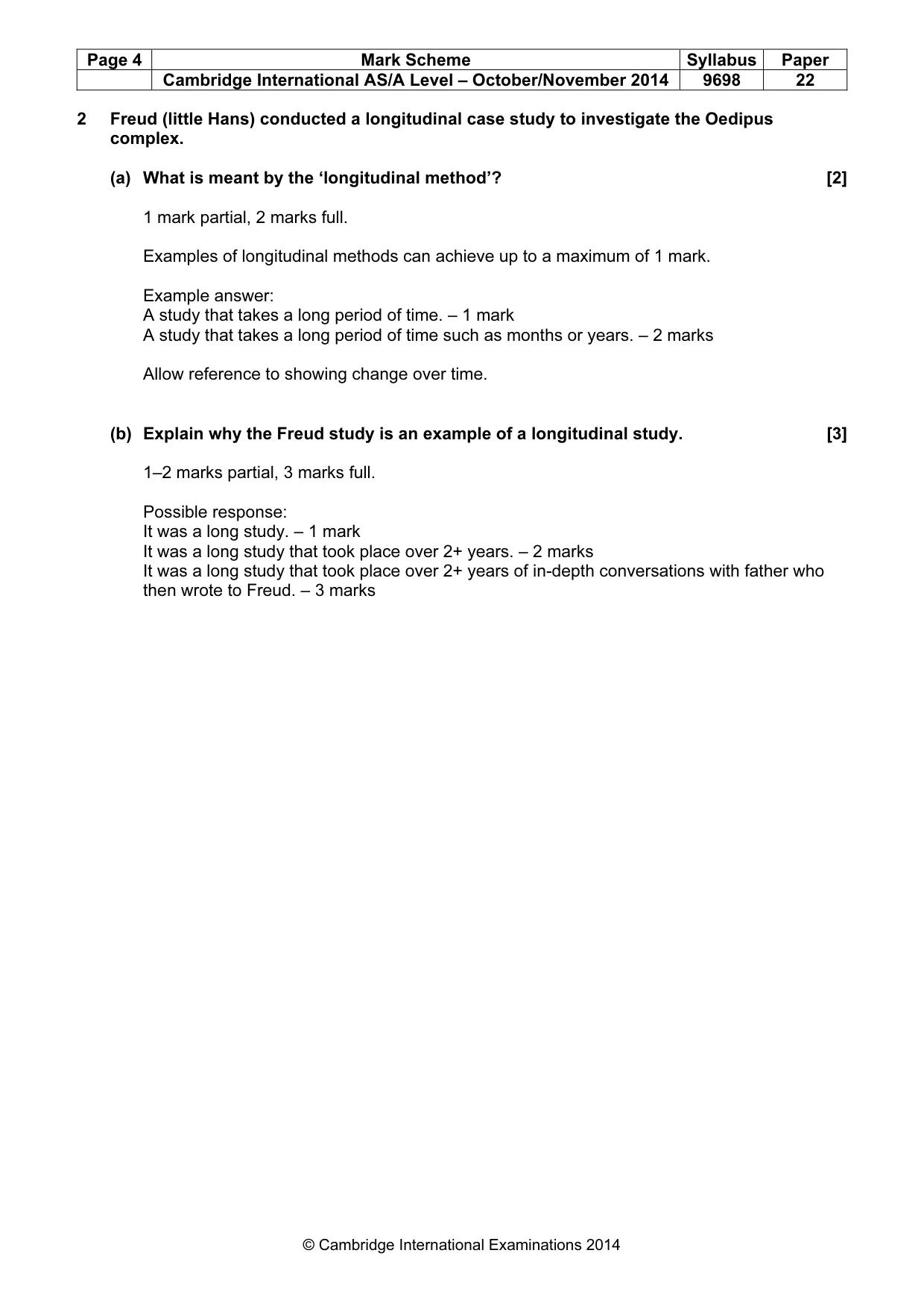 Mark scheme, page 4 of 10