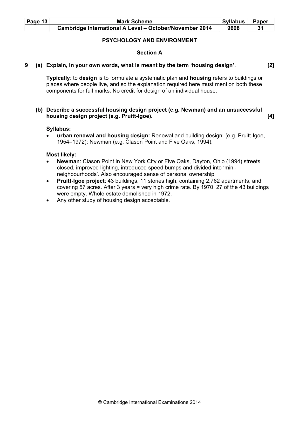 Mark scheme, page 13 of 24