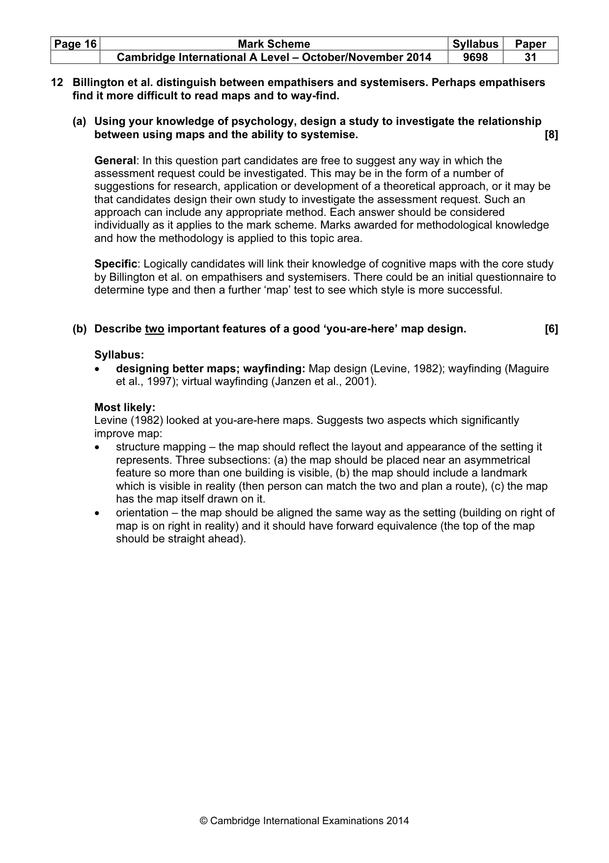 Mark scheme, page 16 of 24