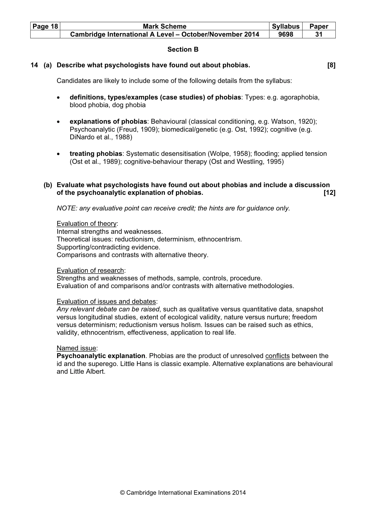 Mark scheme, page 18 of 24